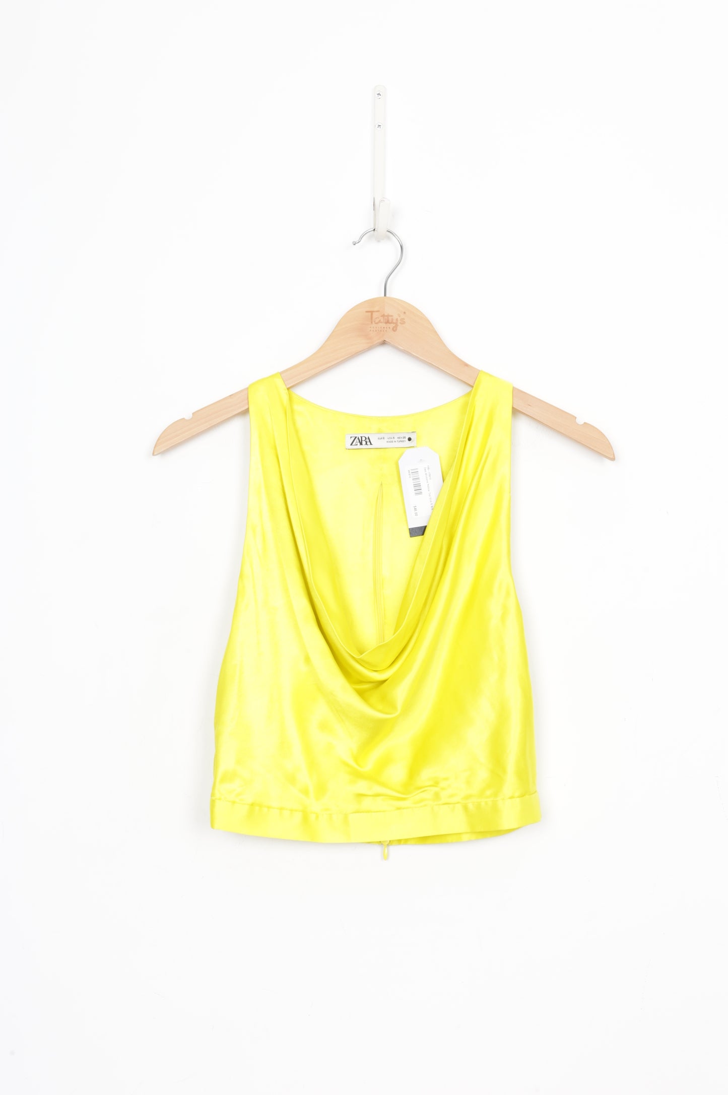 Zara Womens Yellow Top Size S
