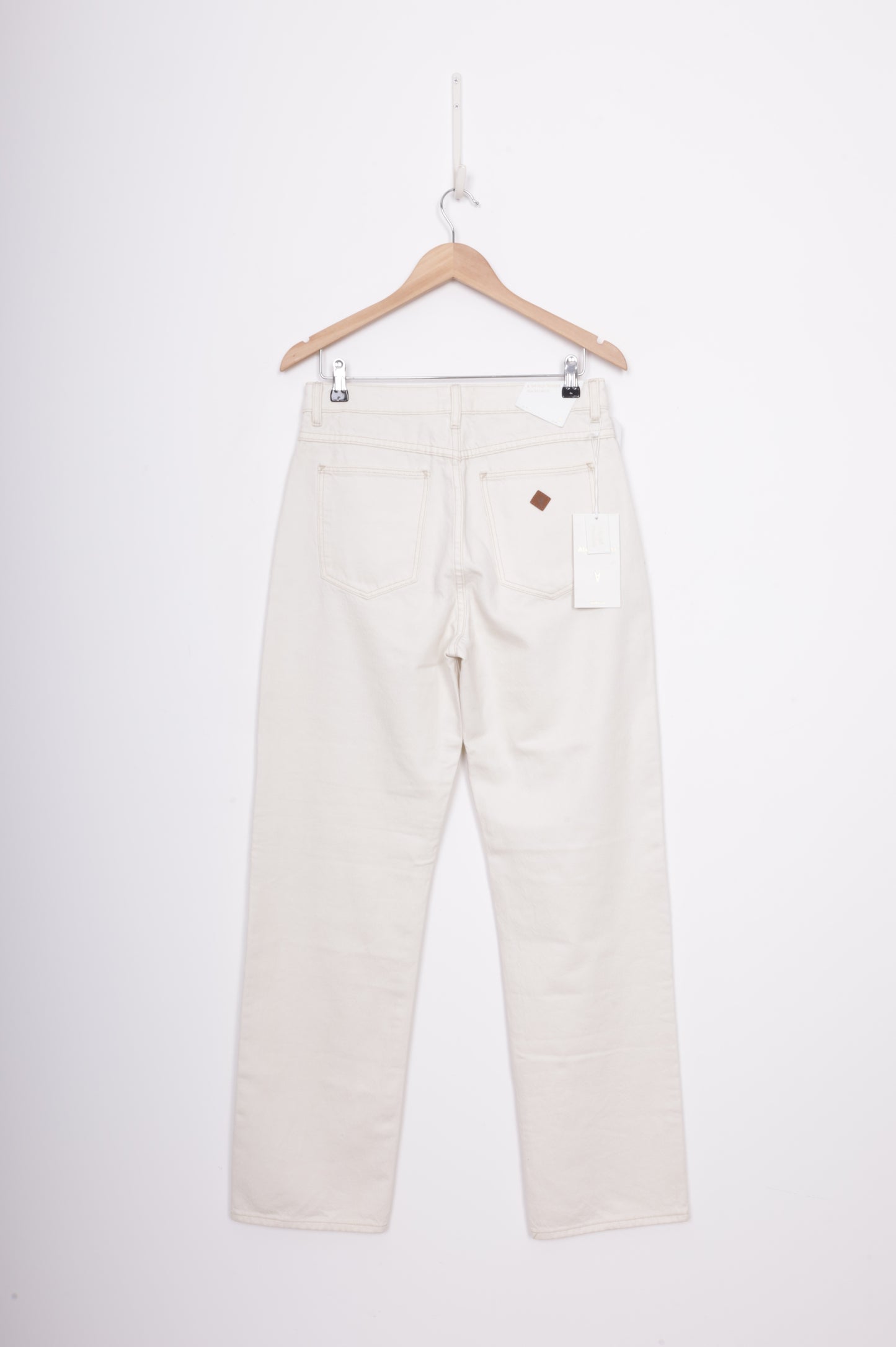 A Brand Womens White Jeans Size 12