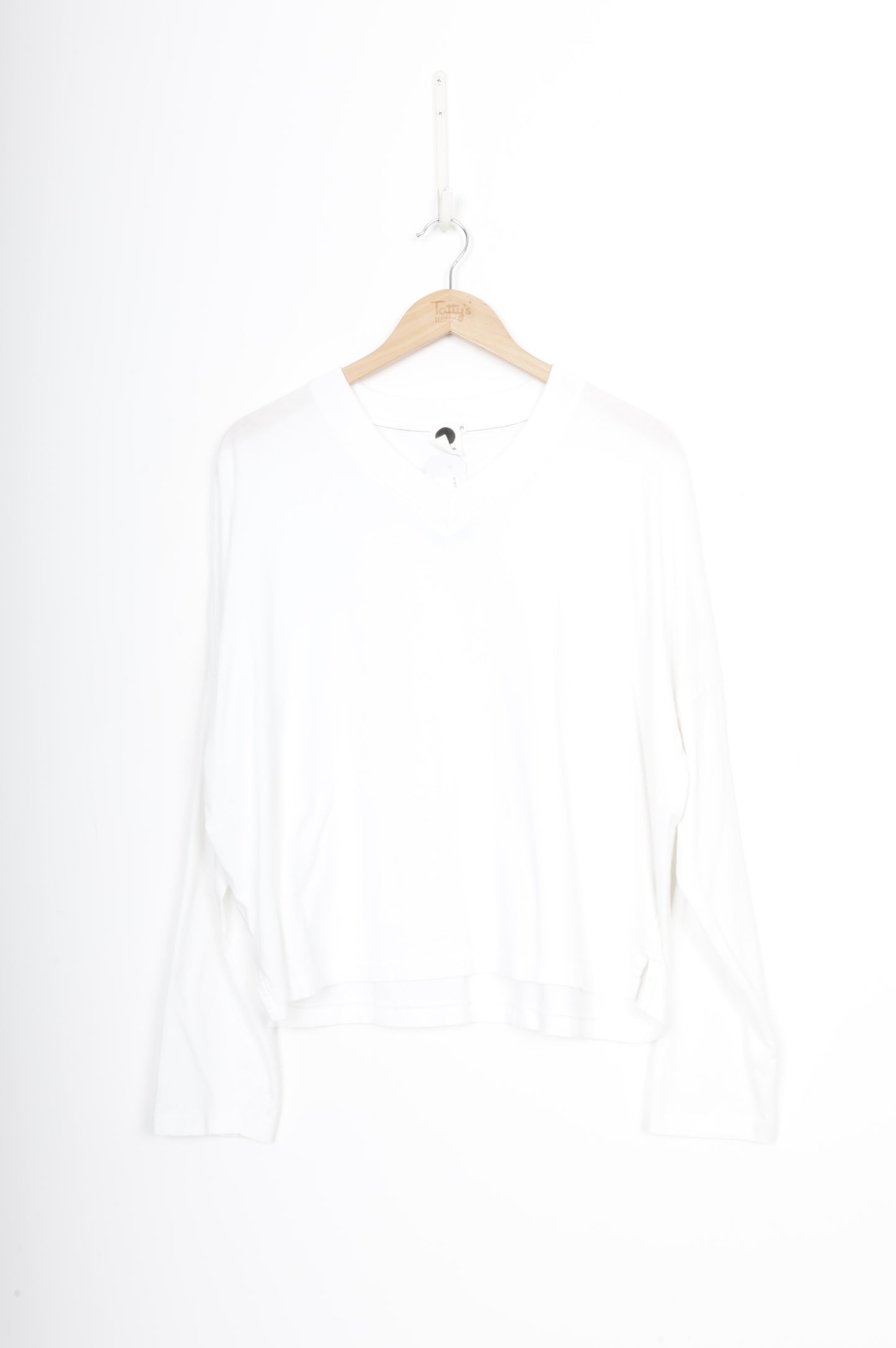 Bassike Womens White Top Size M