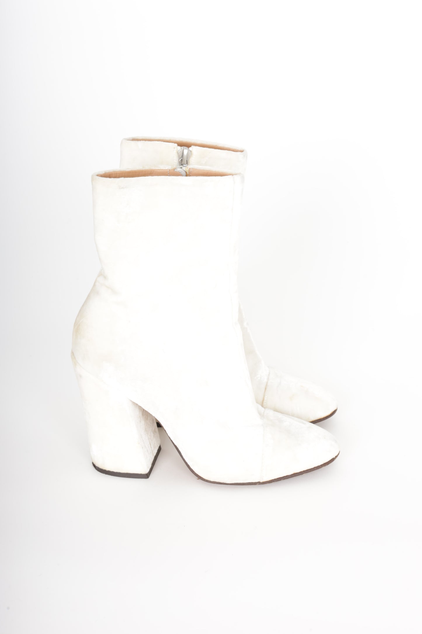 Dries Van Noten Womens White Boots Size EU 36