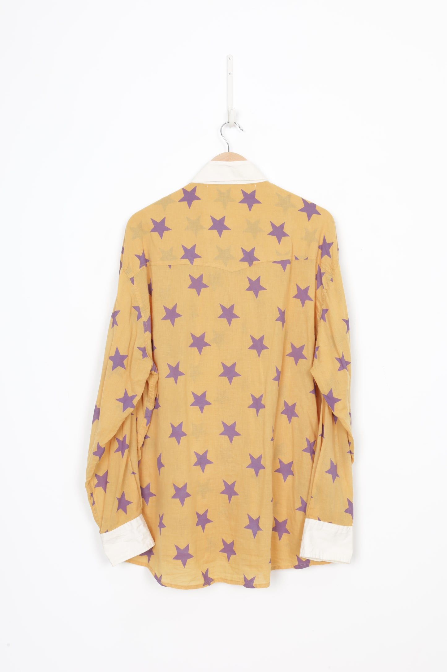 Magnolia Pearl Womens Yellow Shirt Size L