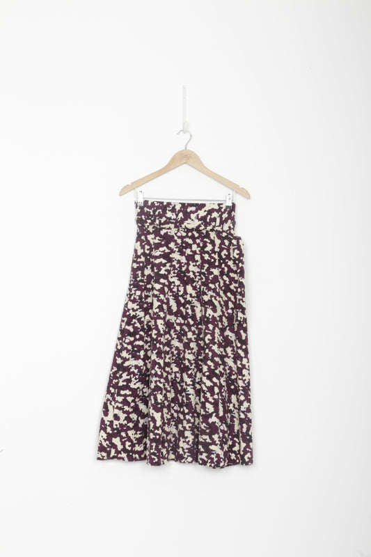 Kowtow Womens Purple Skirt Size S