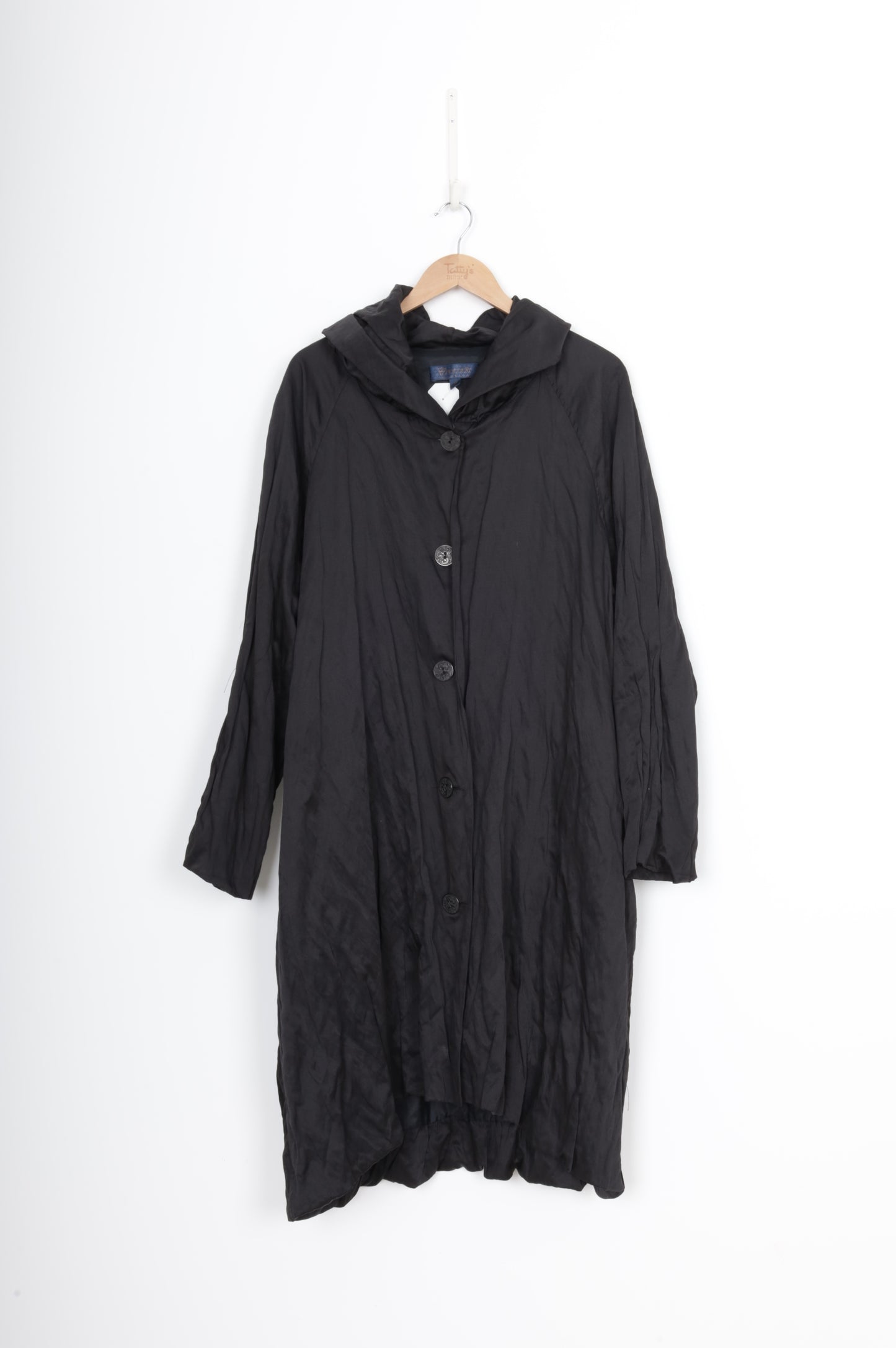 Chocolat Womens Black Coat Size 18