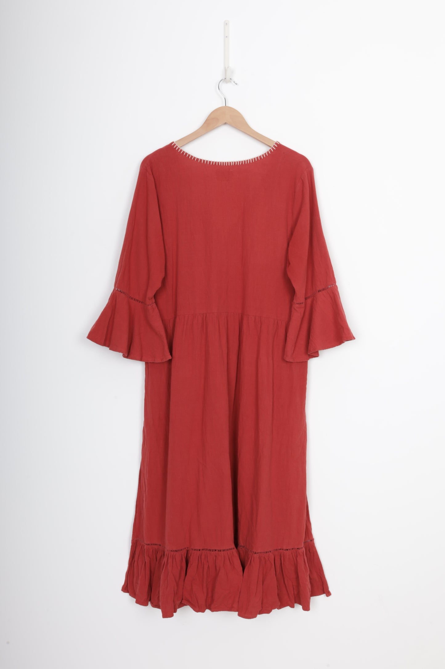 Nine Lives Bazaar Womens Red Dress Size 14