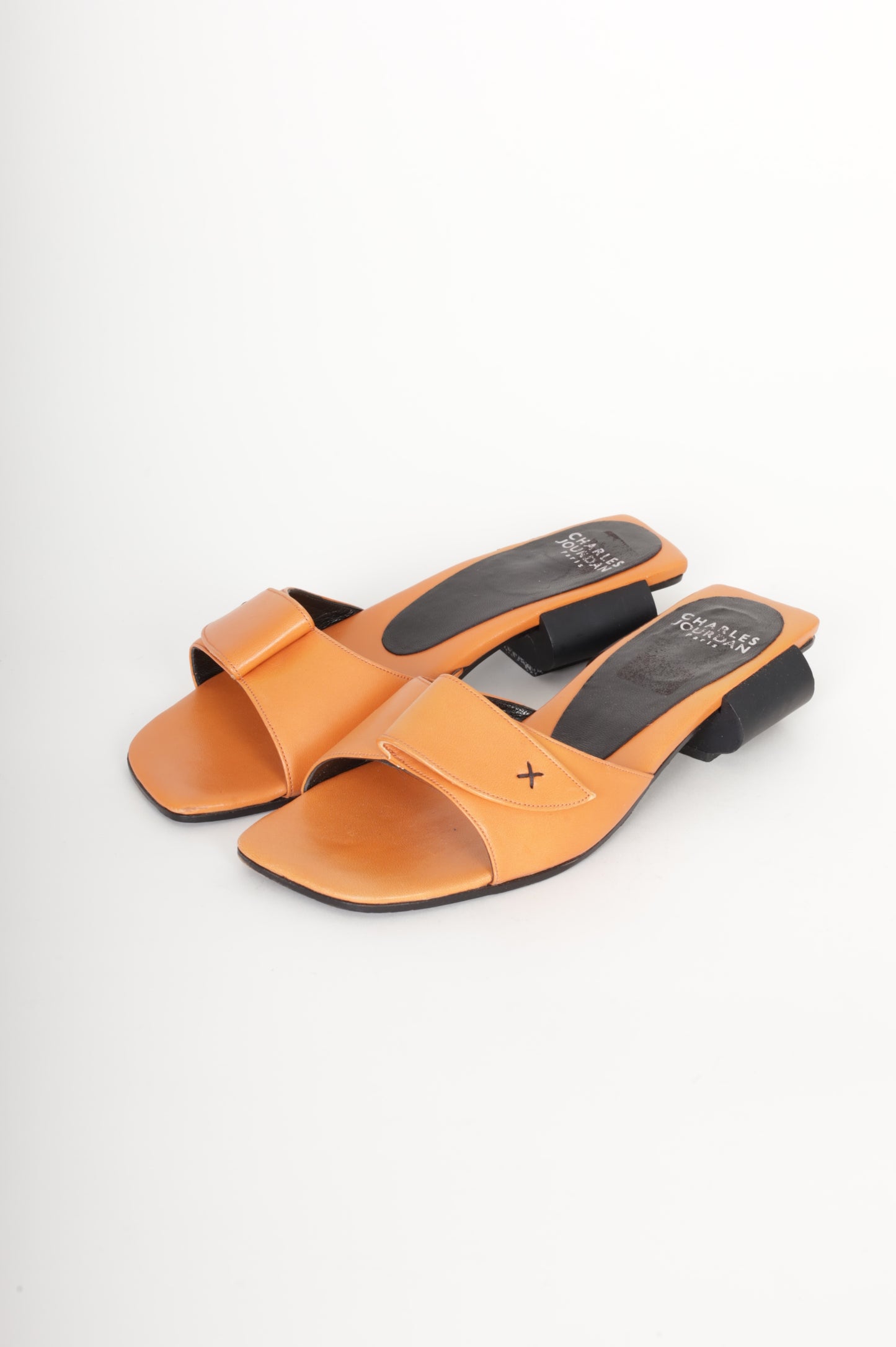 Charles Jourdan Womens Orange Shoes Size EU 37