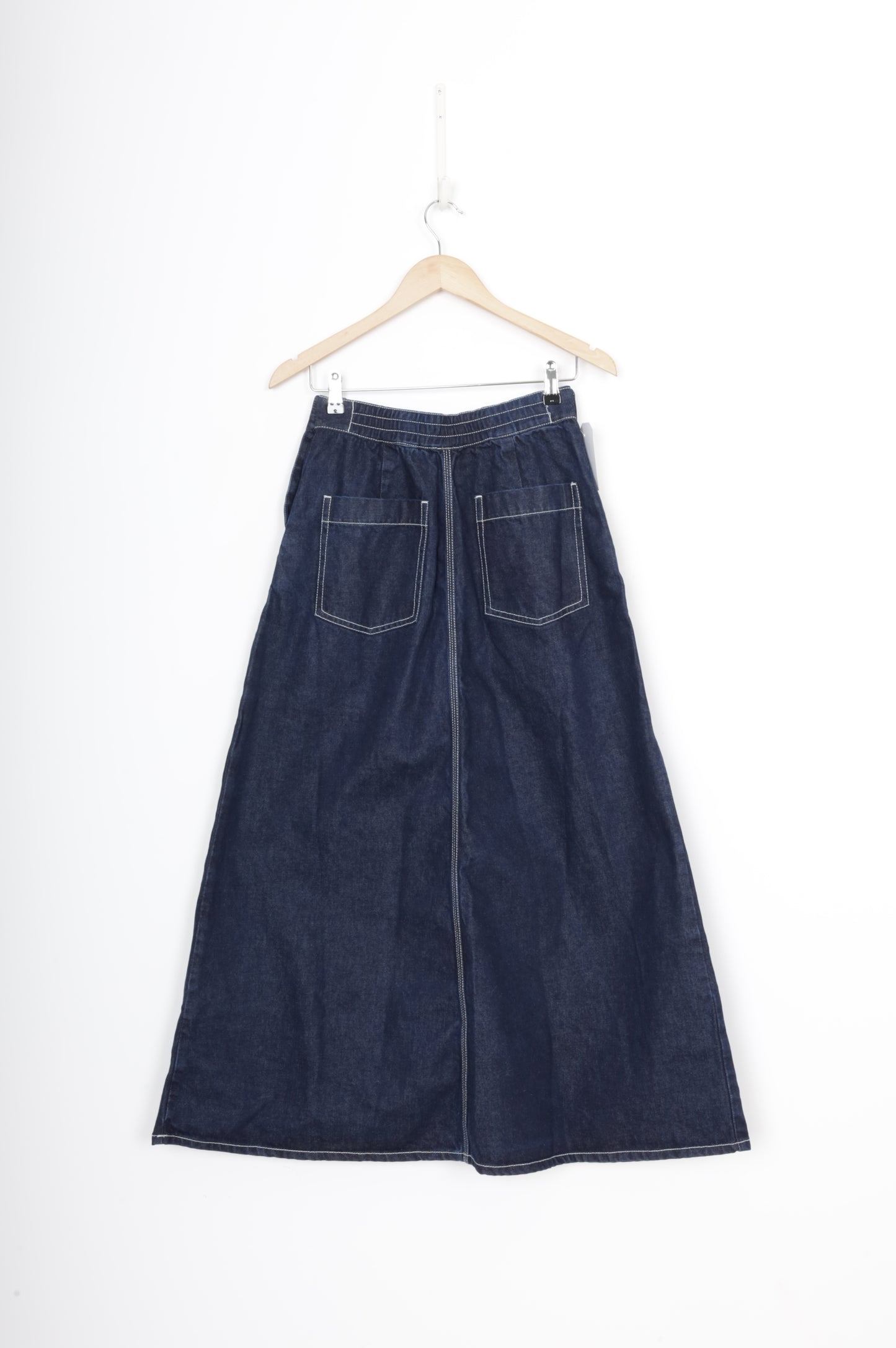 Kowtow Womens Blue Maxi Skirt Size XS