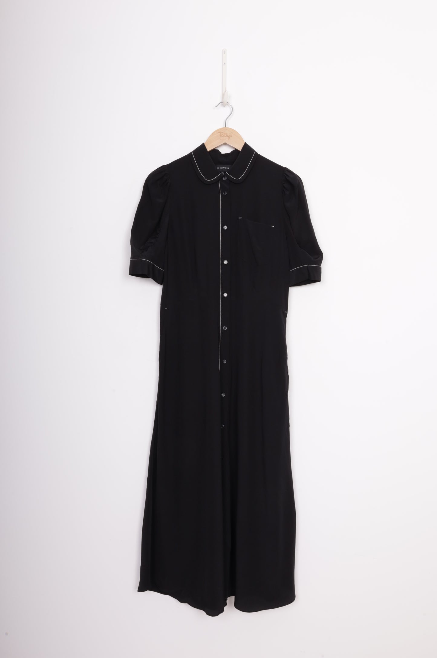 Lee Mathews Womens Black Dress Size 1