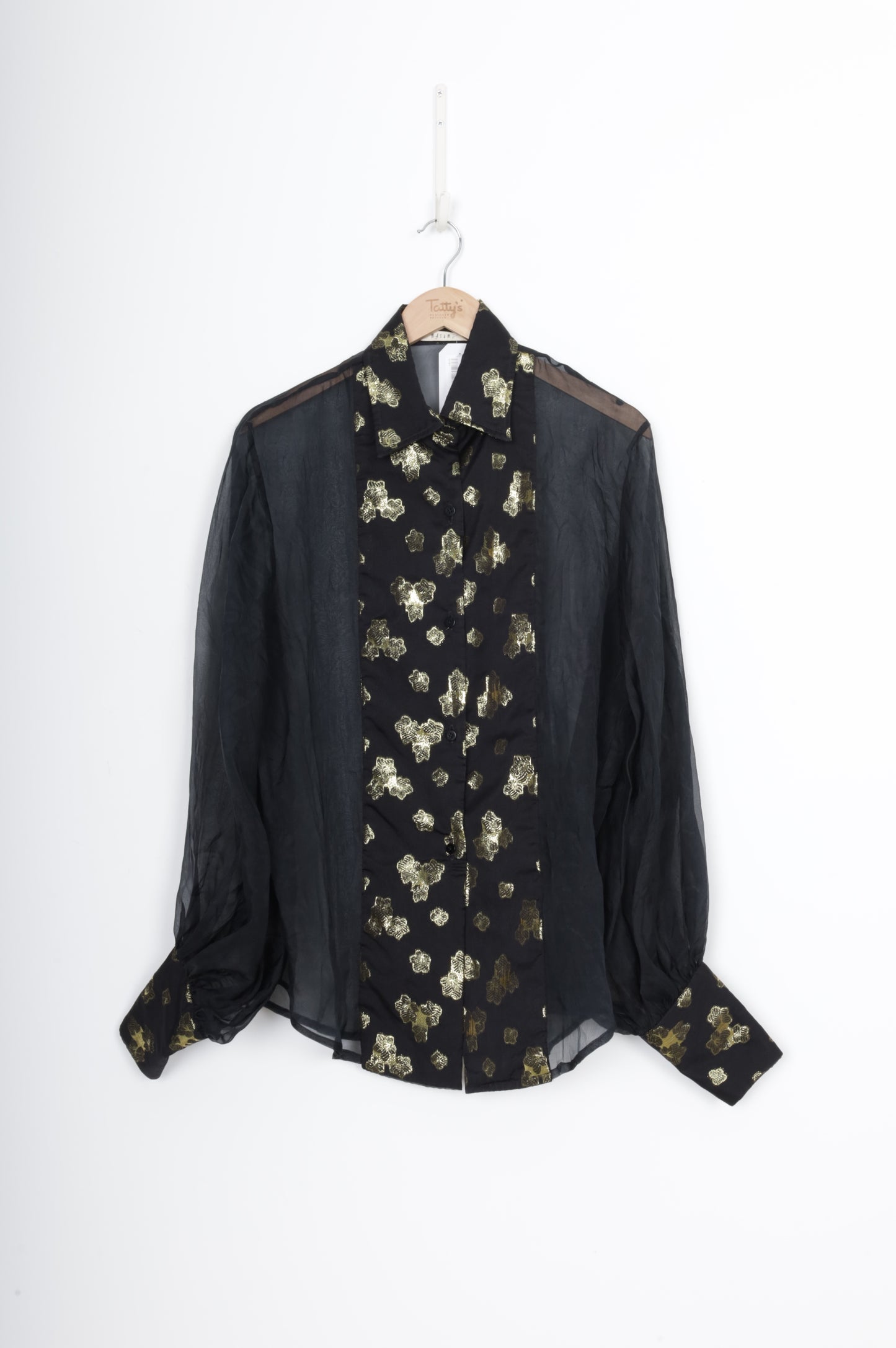 Masami Womens Black Shirt Size L