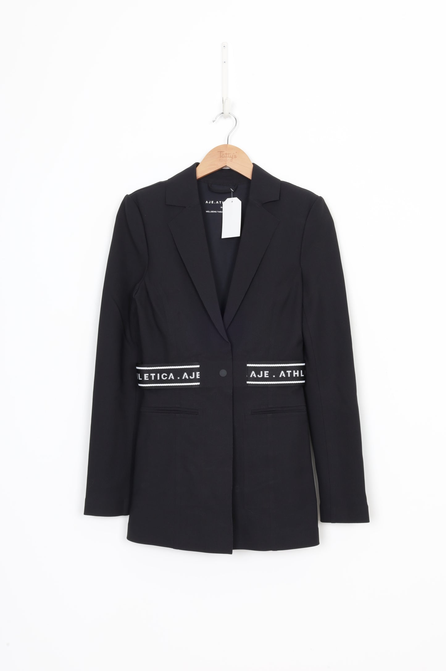 Aje Athletica Womens Black Blazer Size 6