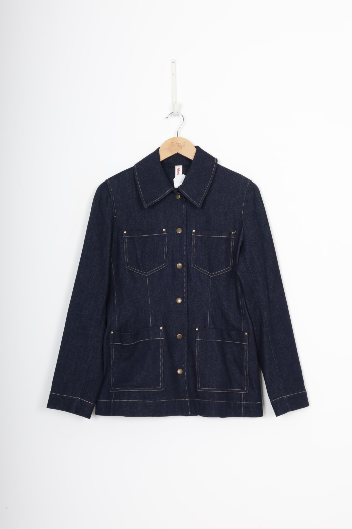 Sylvester Womens Blue Jacket Size 8