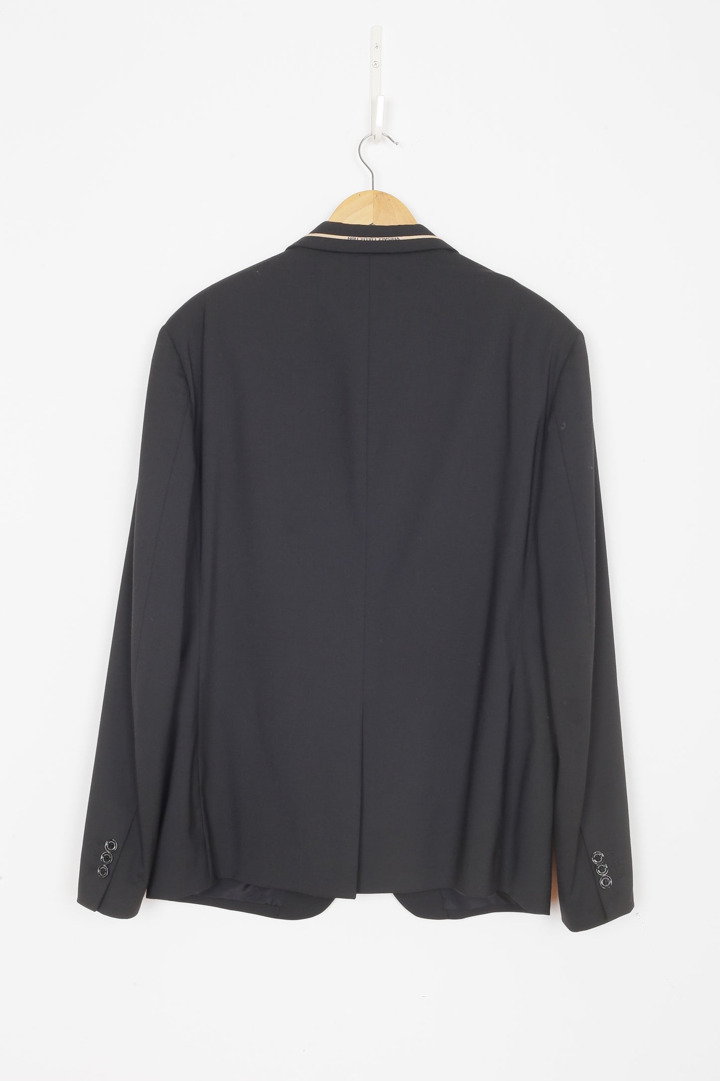 Versace Collection Mens Black Blazer Size 52