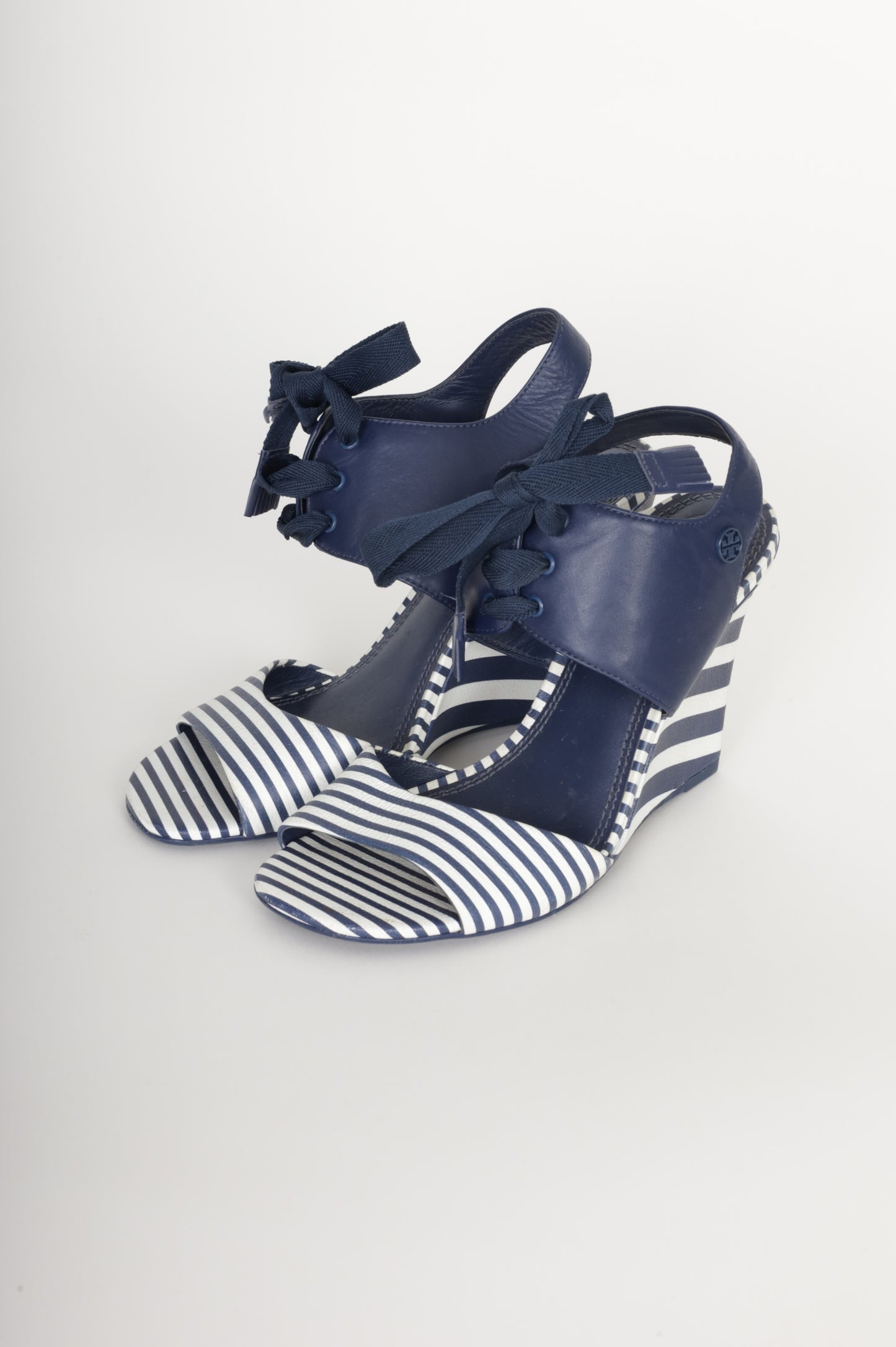 tory burch Womens Blue Heels Size 7.5