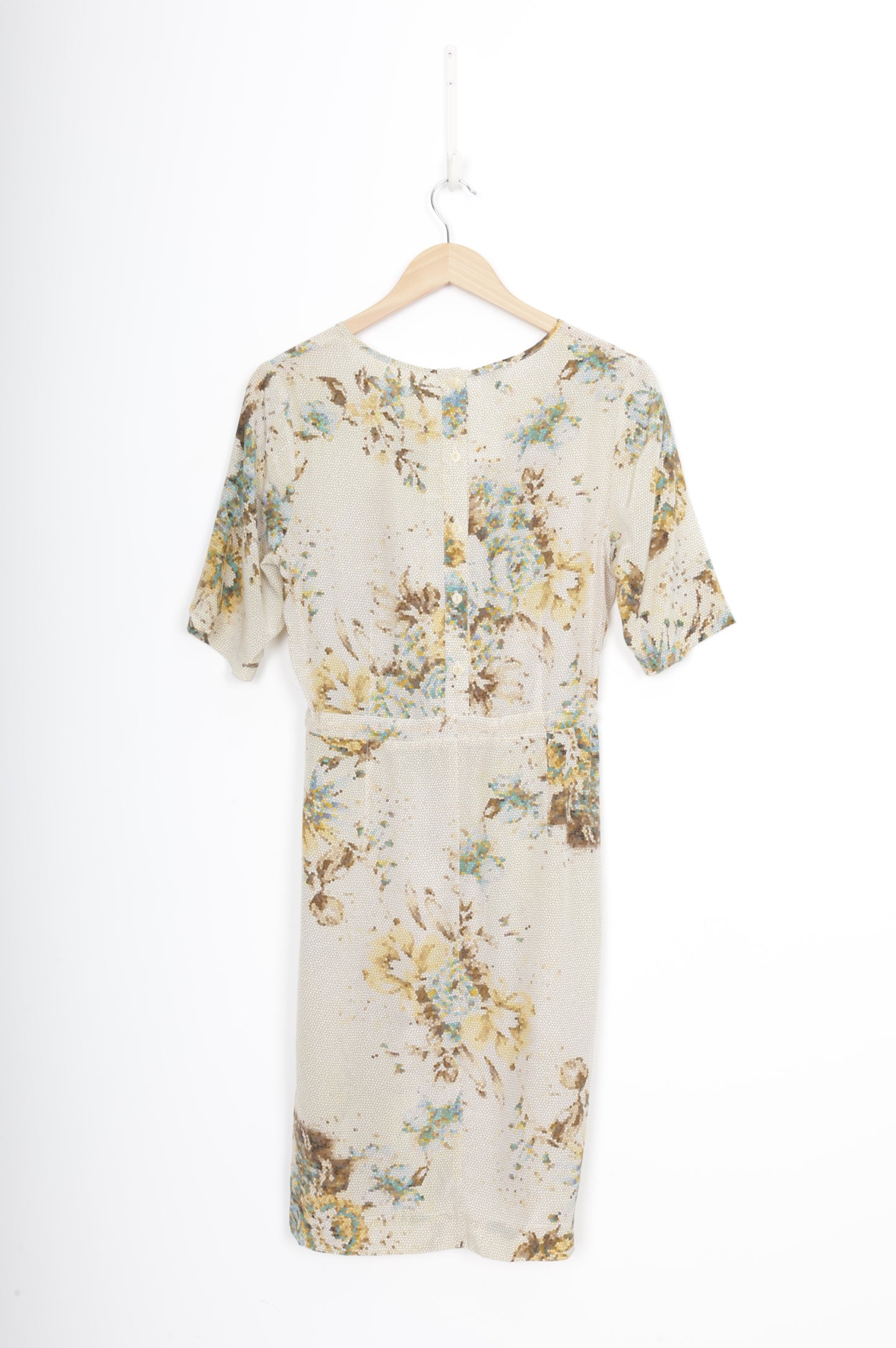 juliette hogan Womens Cream Dress Size 10