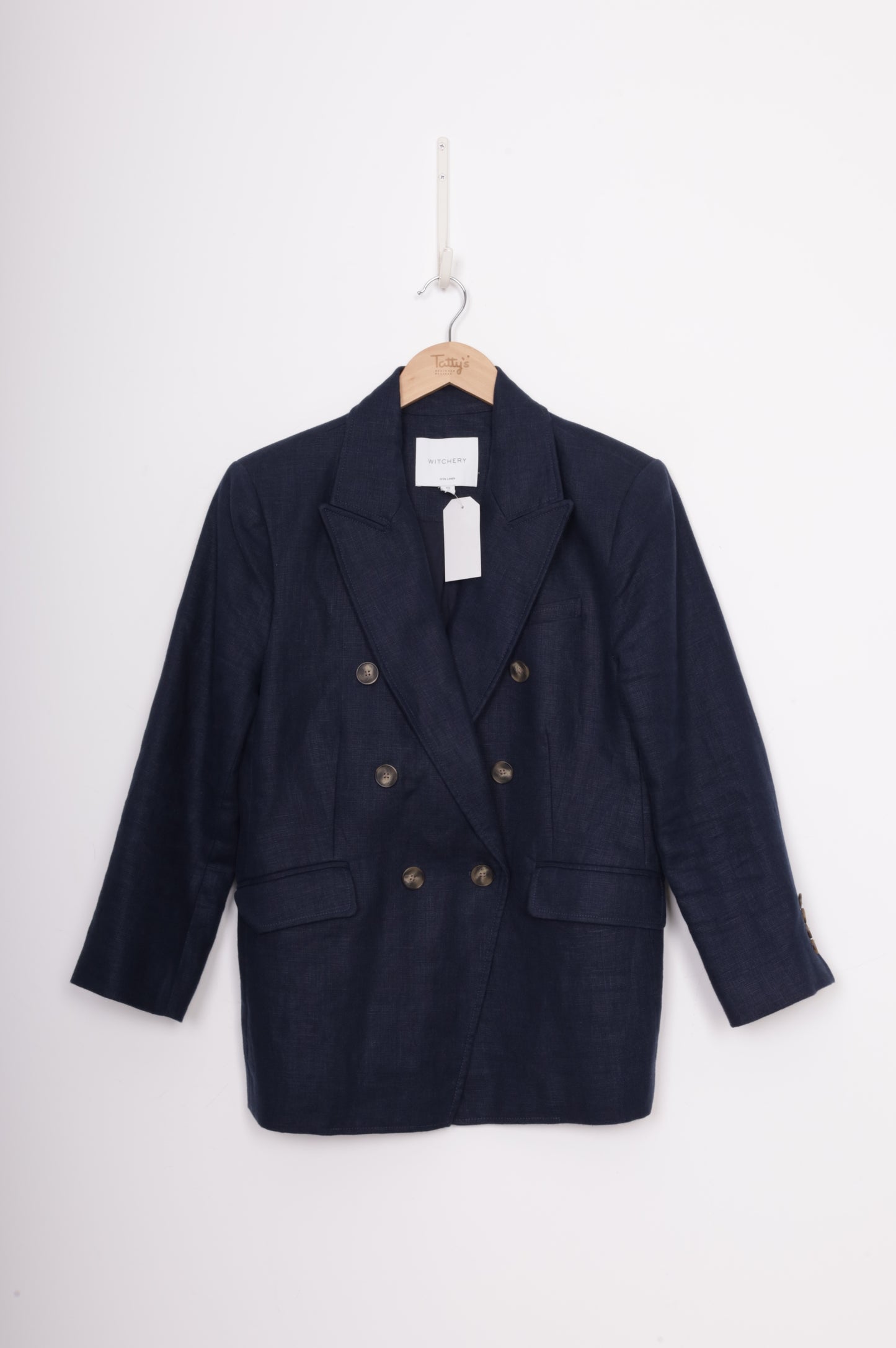 Witchery Womens Blue Blazer Size 12