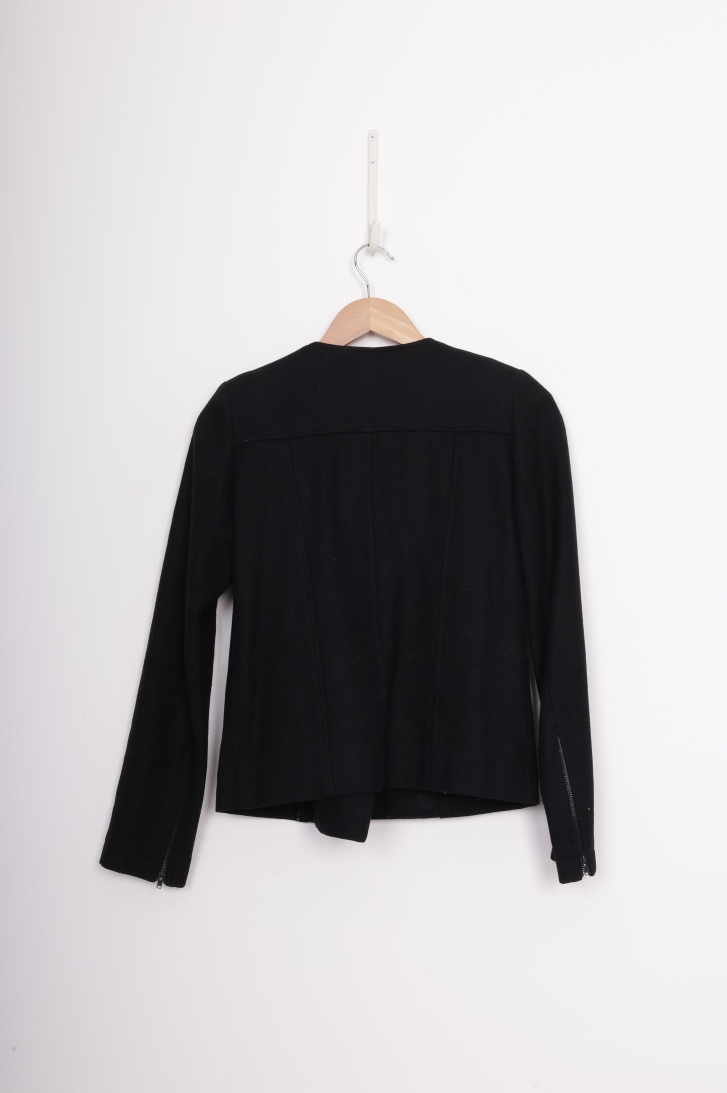 Juliette Hogan Womens Black Jacket Size 8