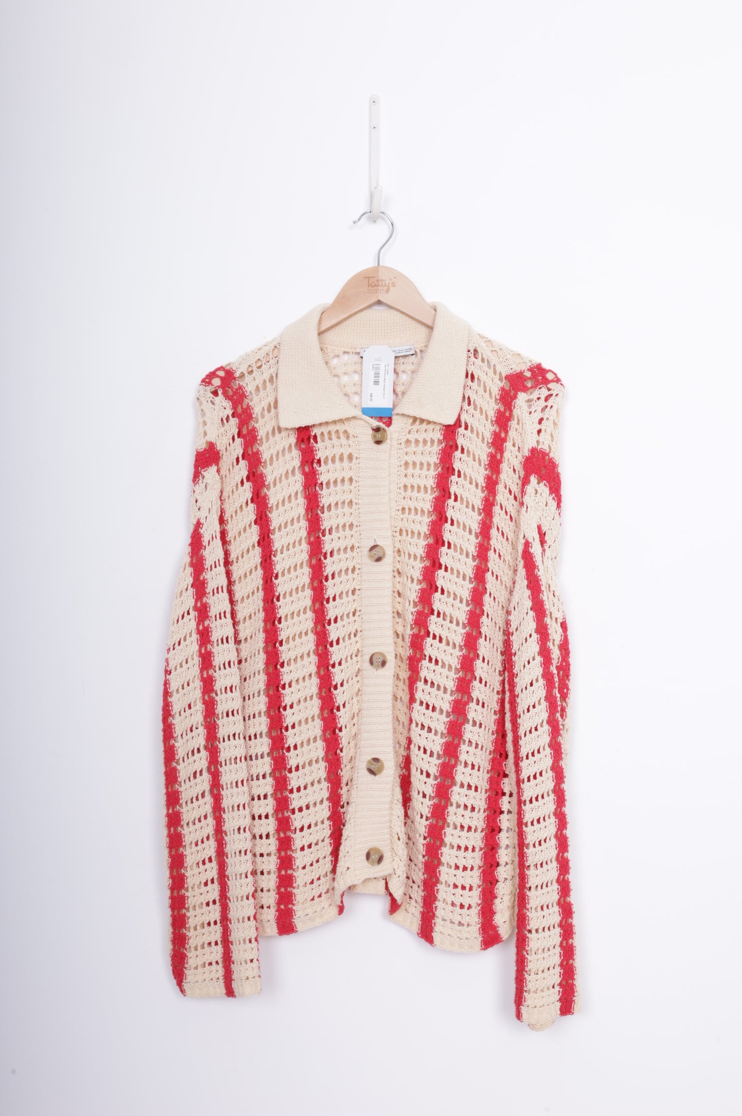 Zara Womens Beige Cardigan Size S
