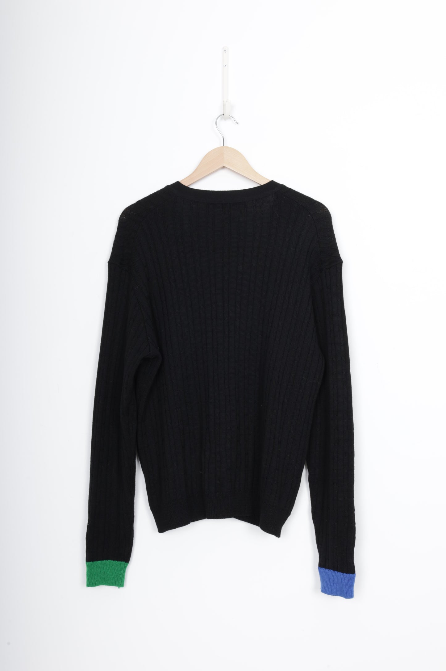 World Man Mens Black Cardigan Size M