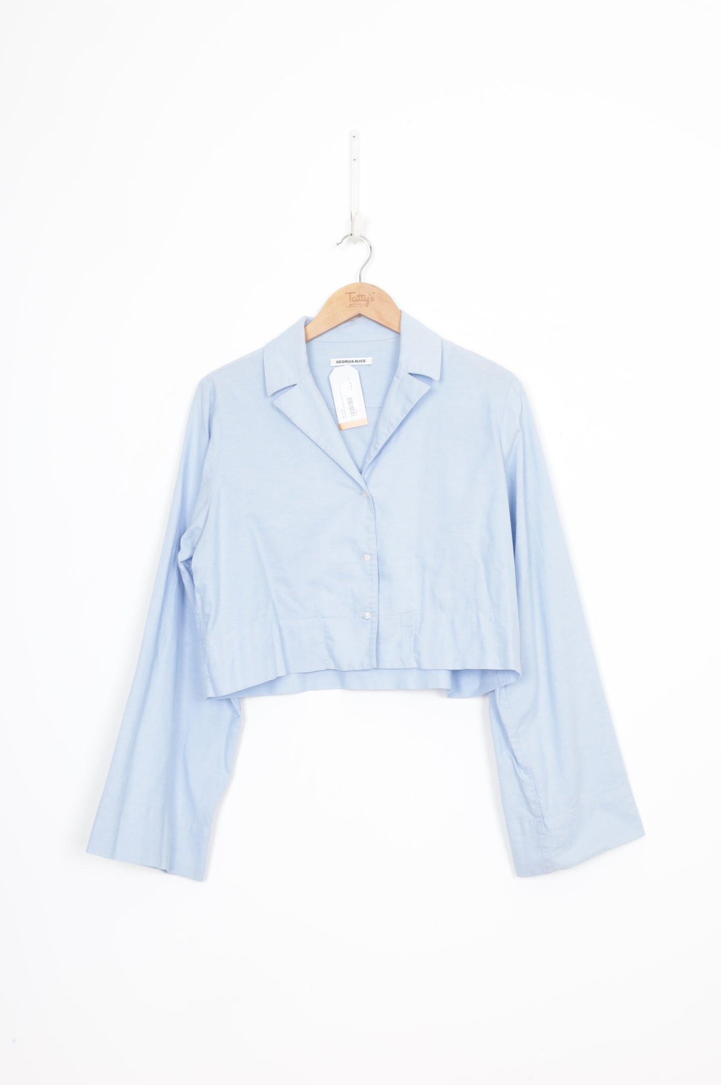Georgia Alice Womens Blue Shirt Size 8