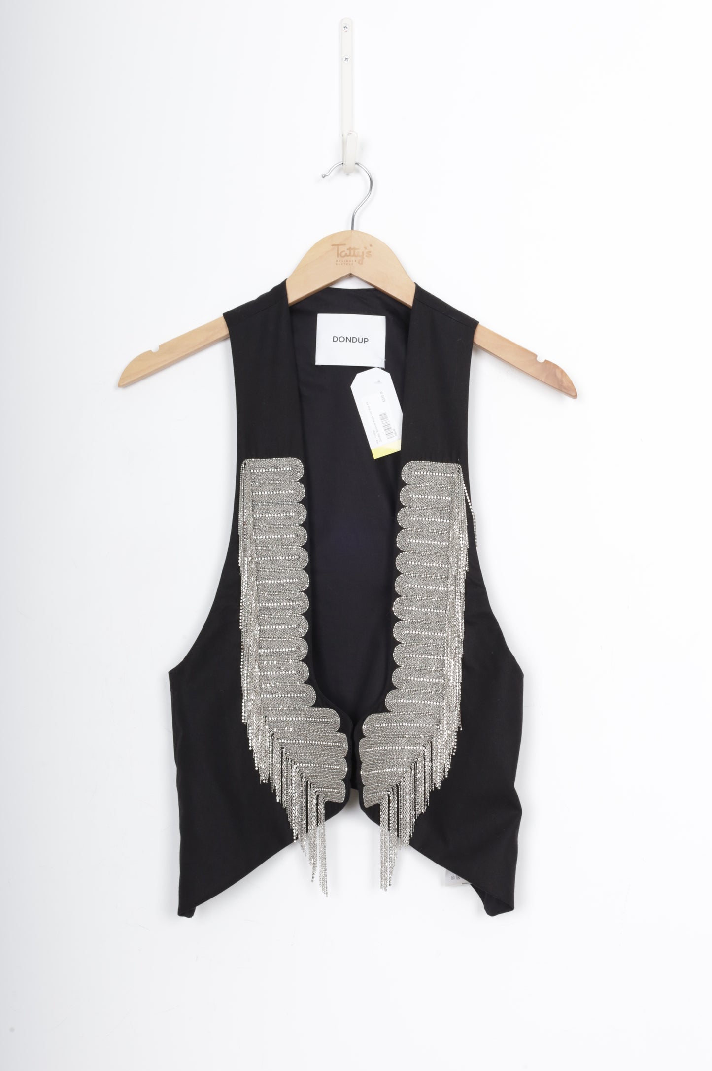 Dondup Womens Black Vest Size 44