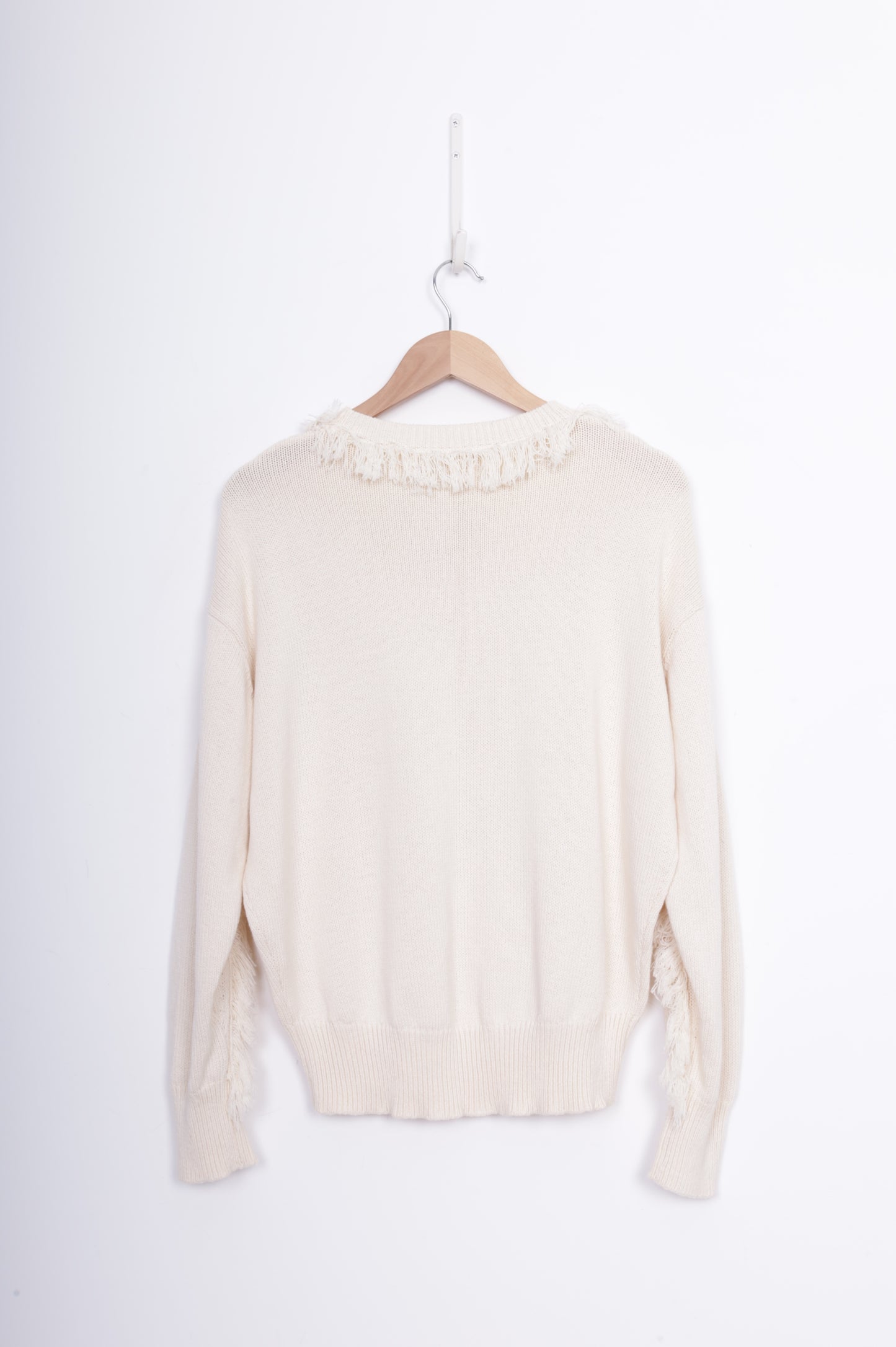 Vanessa Bruno Womens Cream Jumper Size L