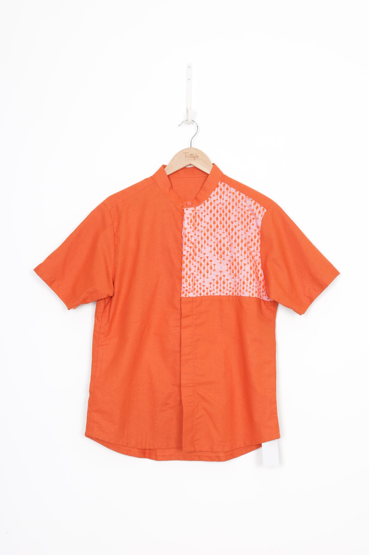 Ans.eiN Womens Orange Shirt Size M