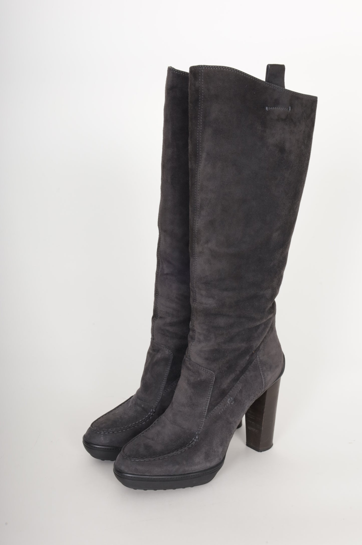 Tod's Womens Grey Boots Size EU 40
