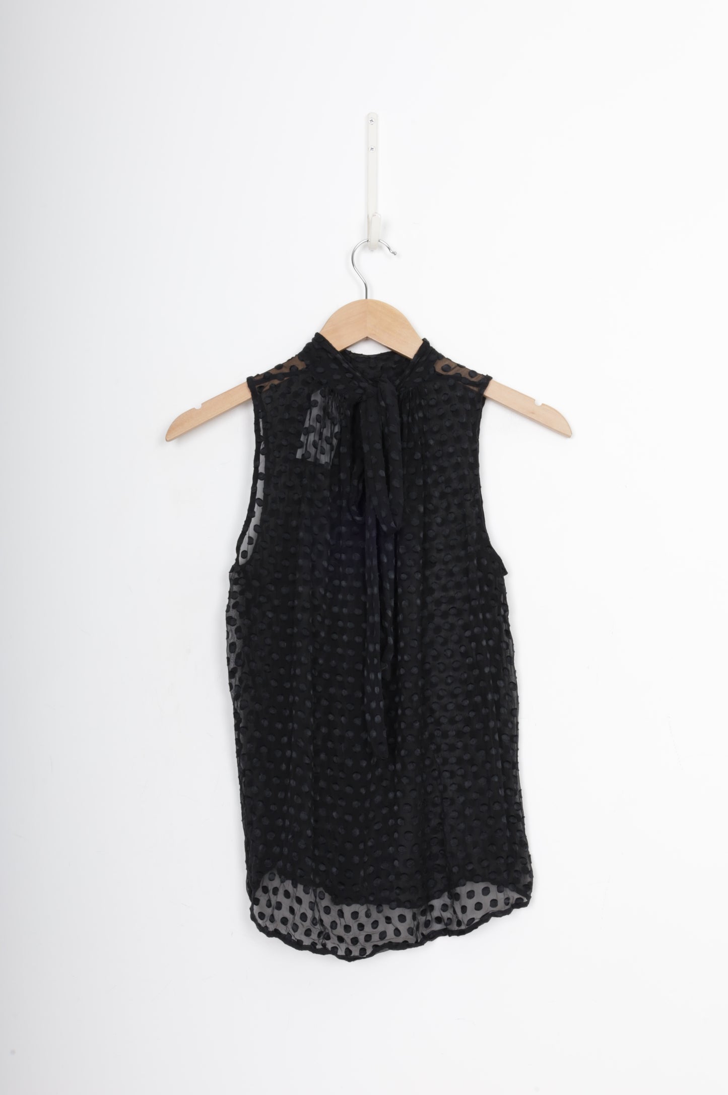 Helen Cherry Womens Black Top Size S
