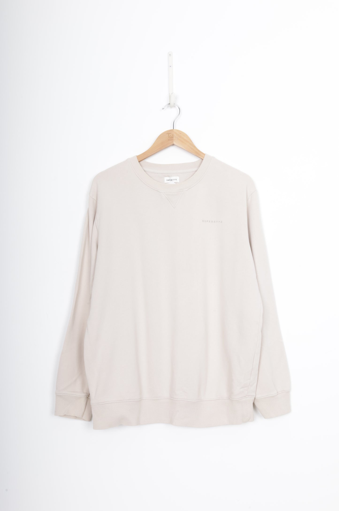 Superette Womens Beige Sweatshirt Size 10