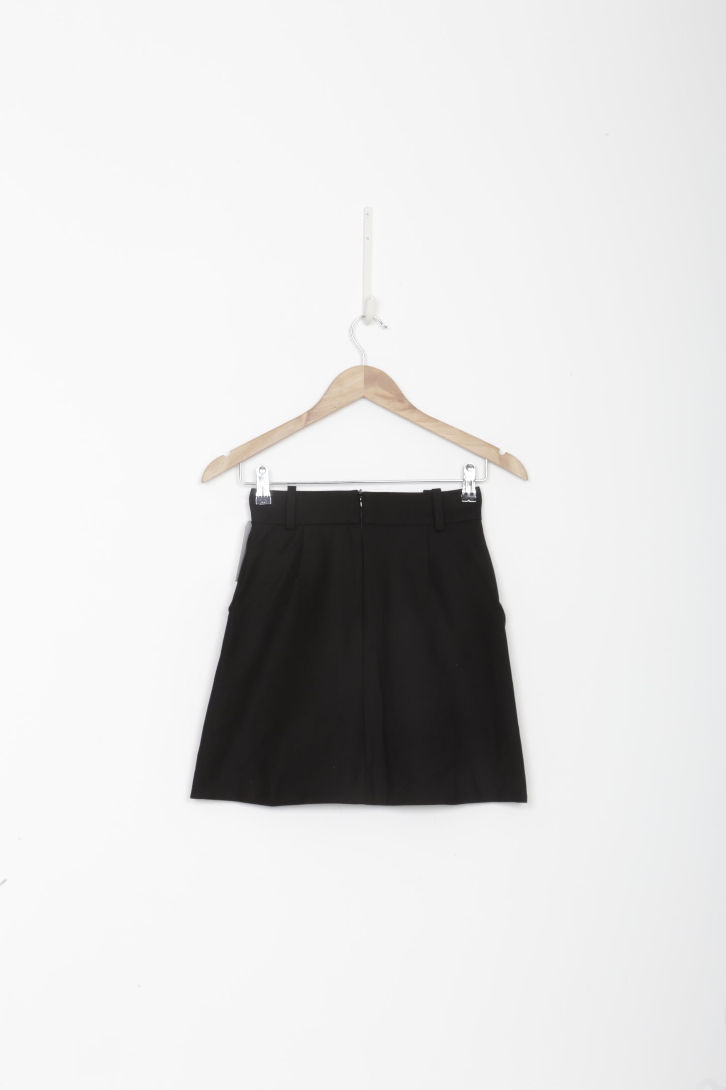 Maje Womens Black Mini Skirt Size EU 34