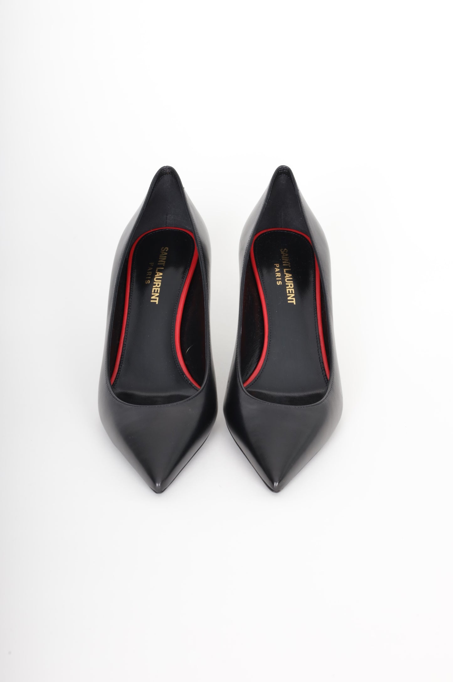 Saint Laurent Womens Black Heels Size EU 37
