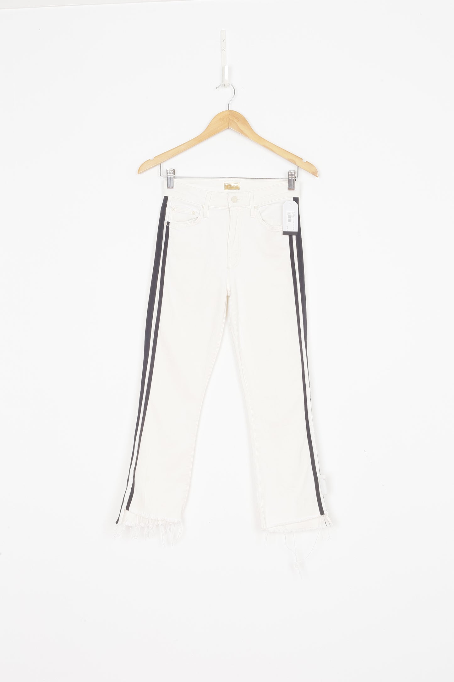 MOTHER Womens Cream Jeans Size W 25