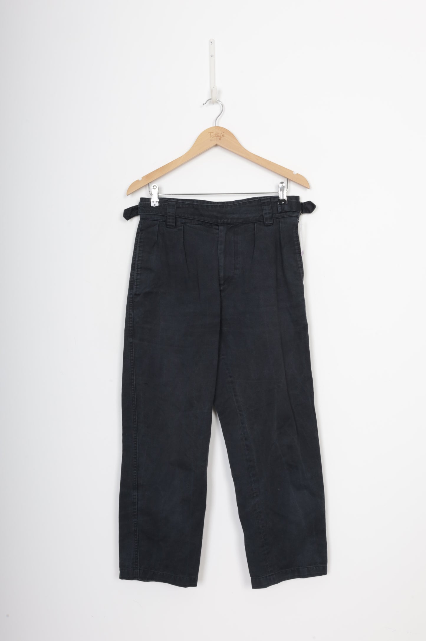 Maison Kitsune Womens Black Pants Size EU 38