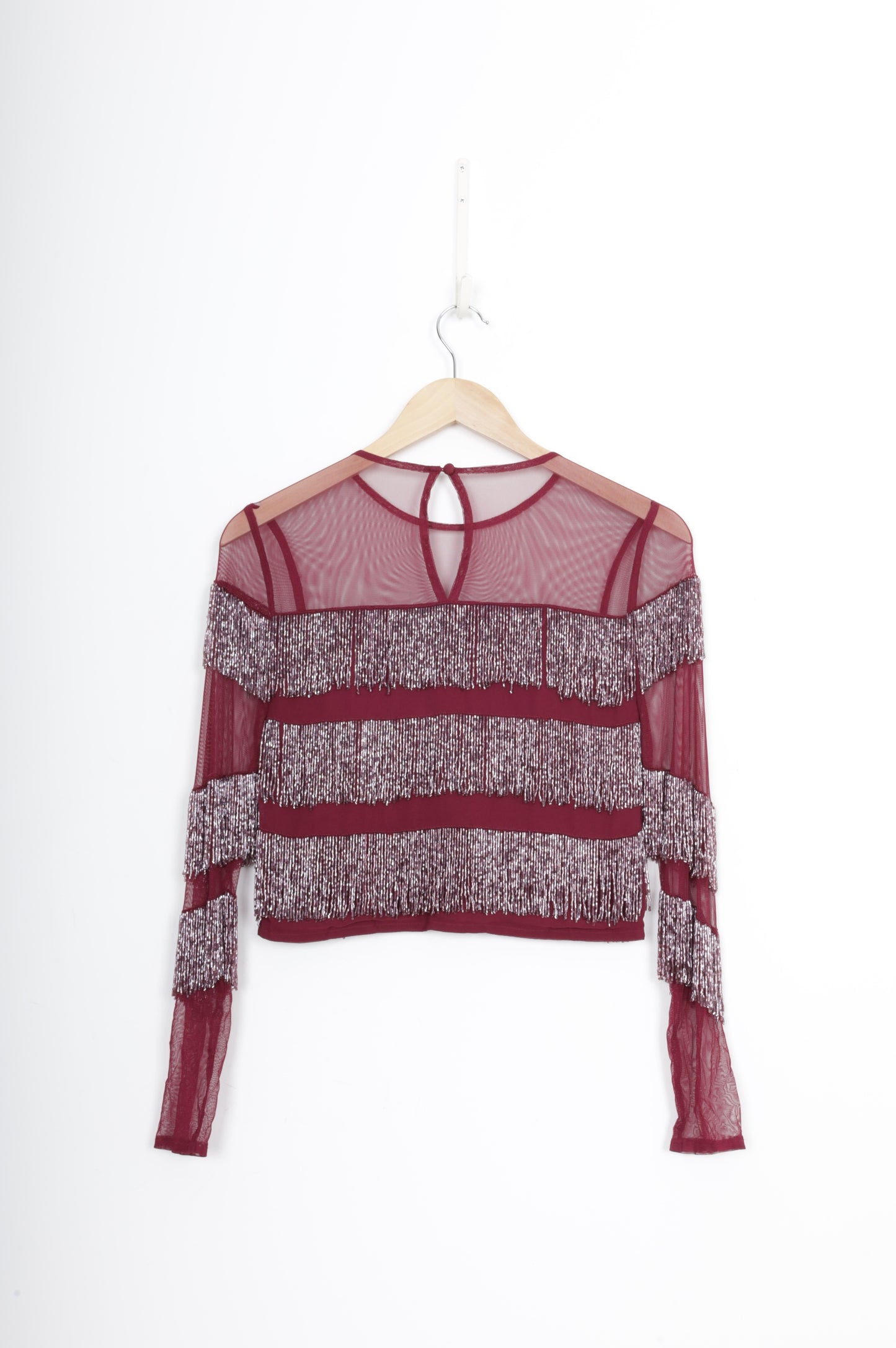 No Label Womens Red Top Size XS