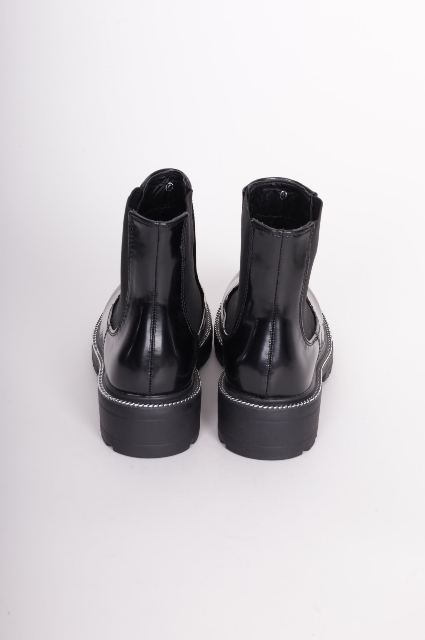 Pretty Little Thing Womens Black Boots Size 38