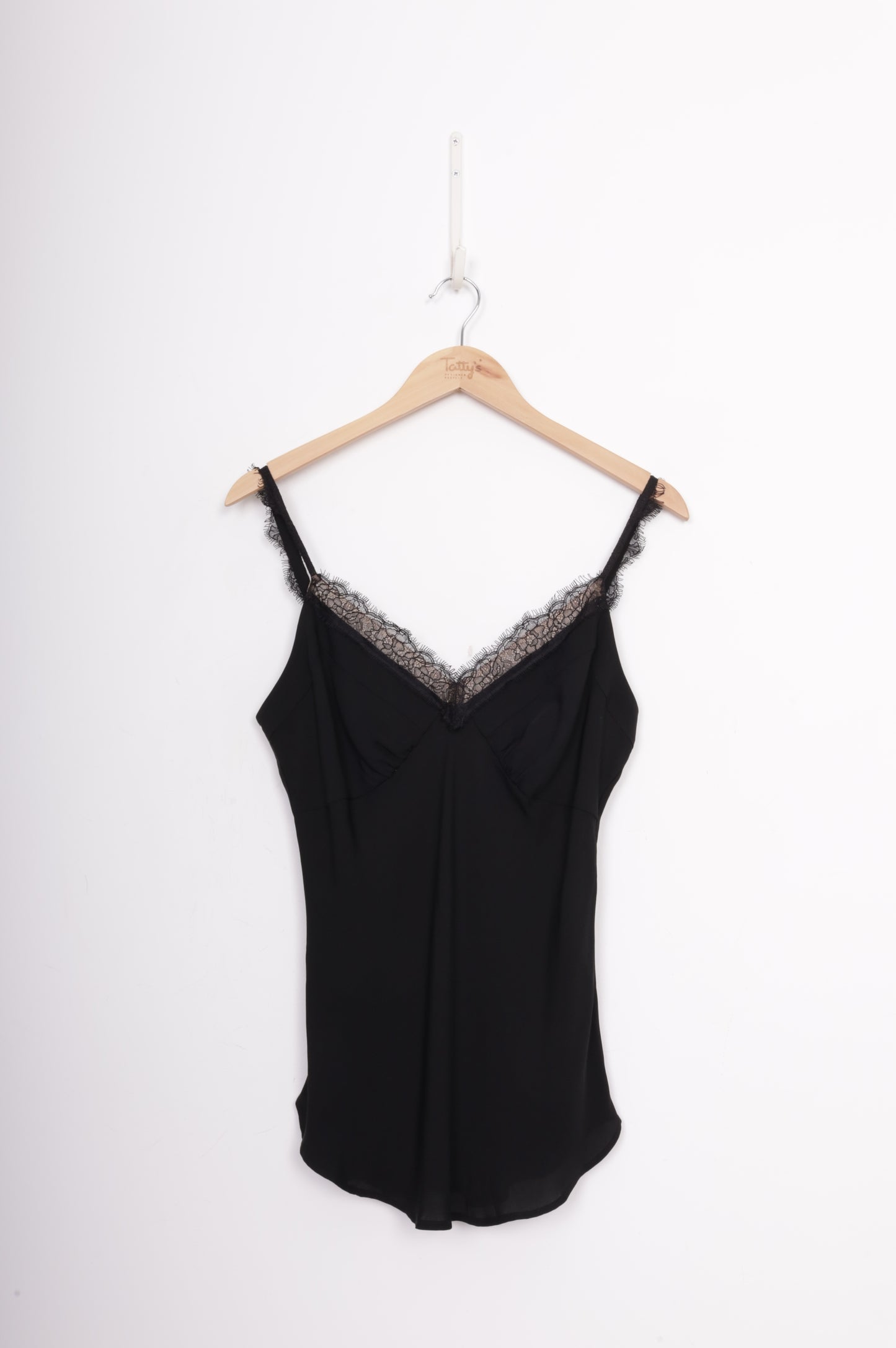 Diane von Furstenberg Womens Black Top Size 8
