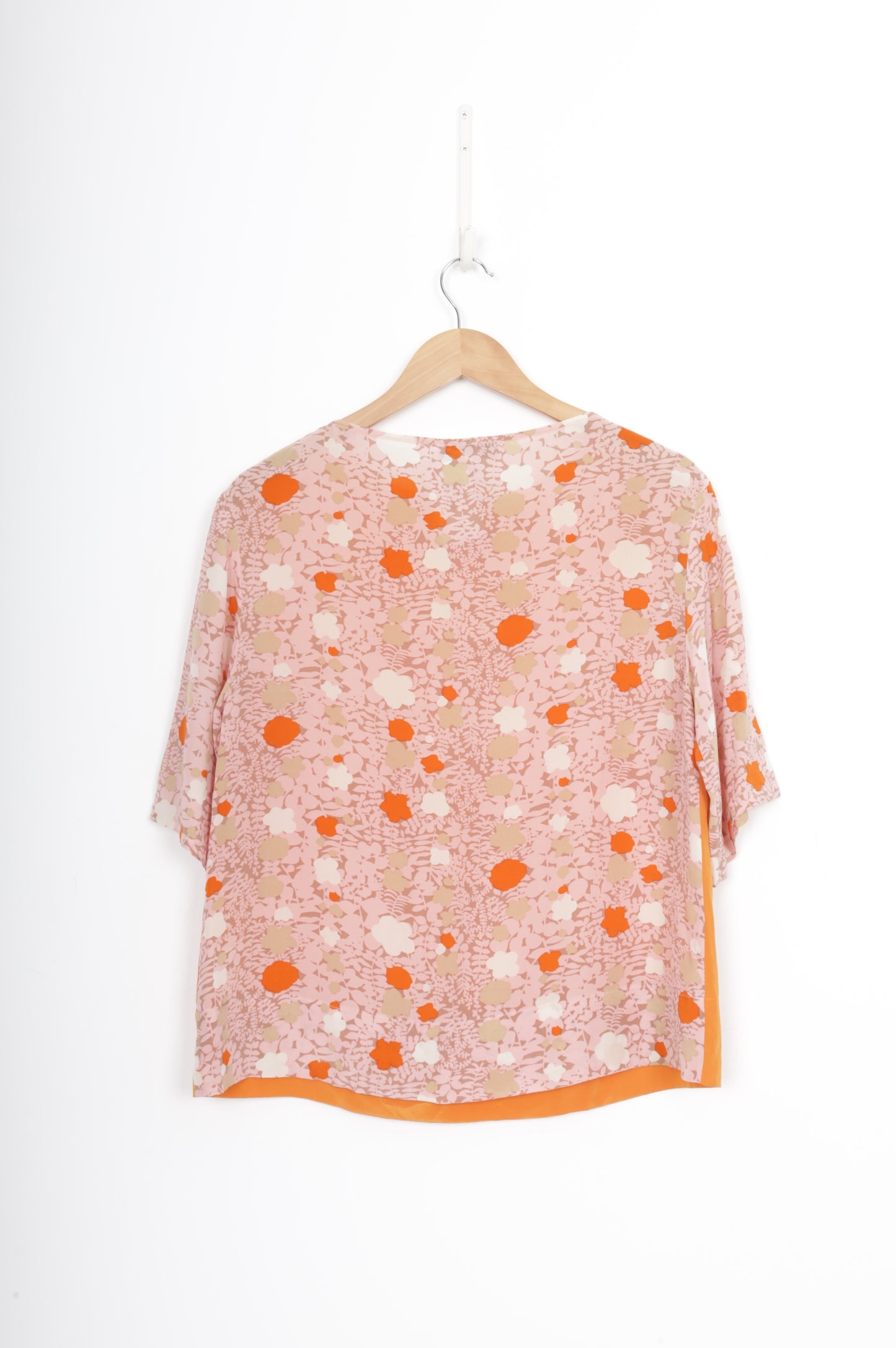 Karen Walker Womens Orange Top Size 6