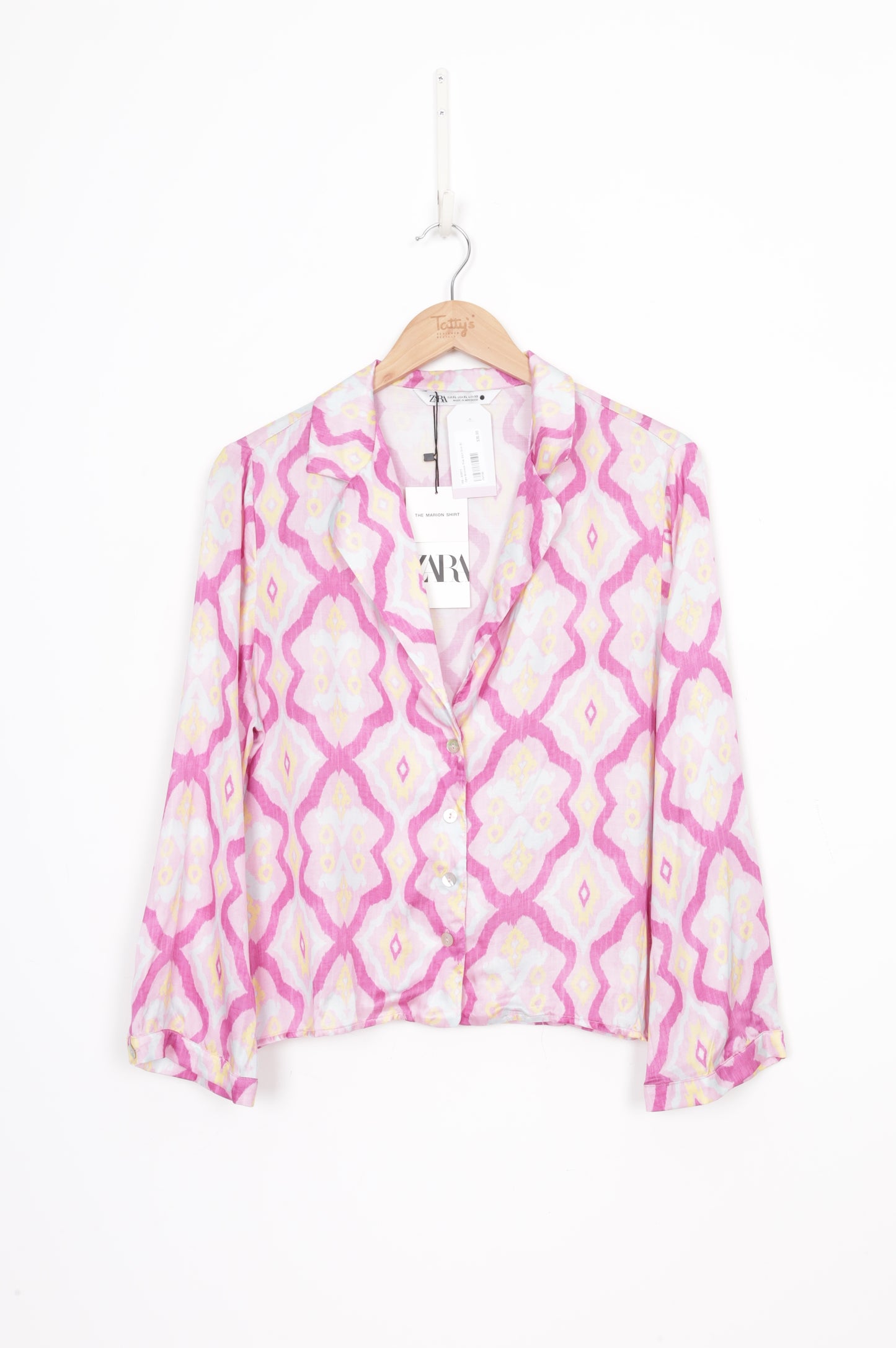Zara Womens Pink Shirt Size XL