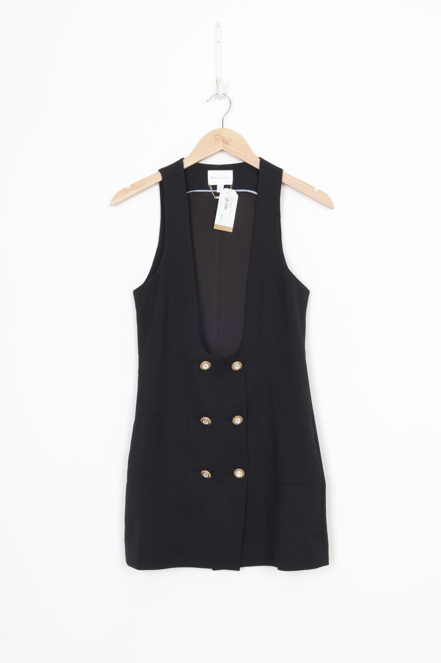 Alice Mccall Womens Black Dress Size 6