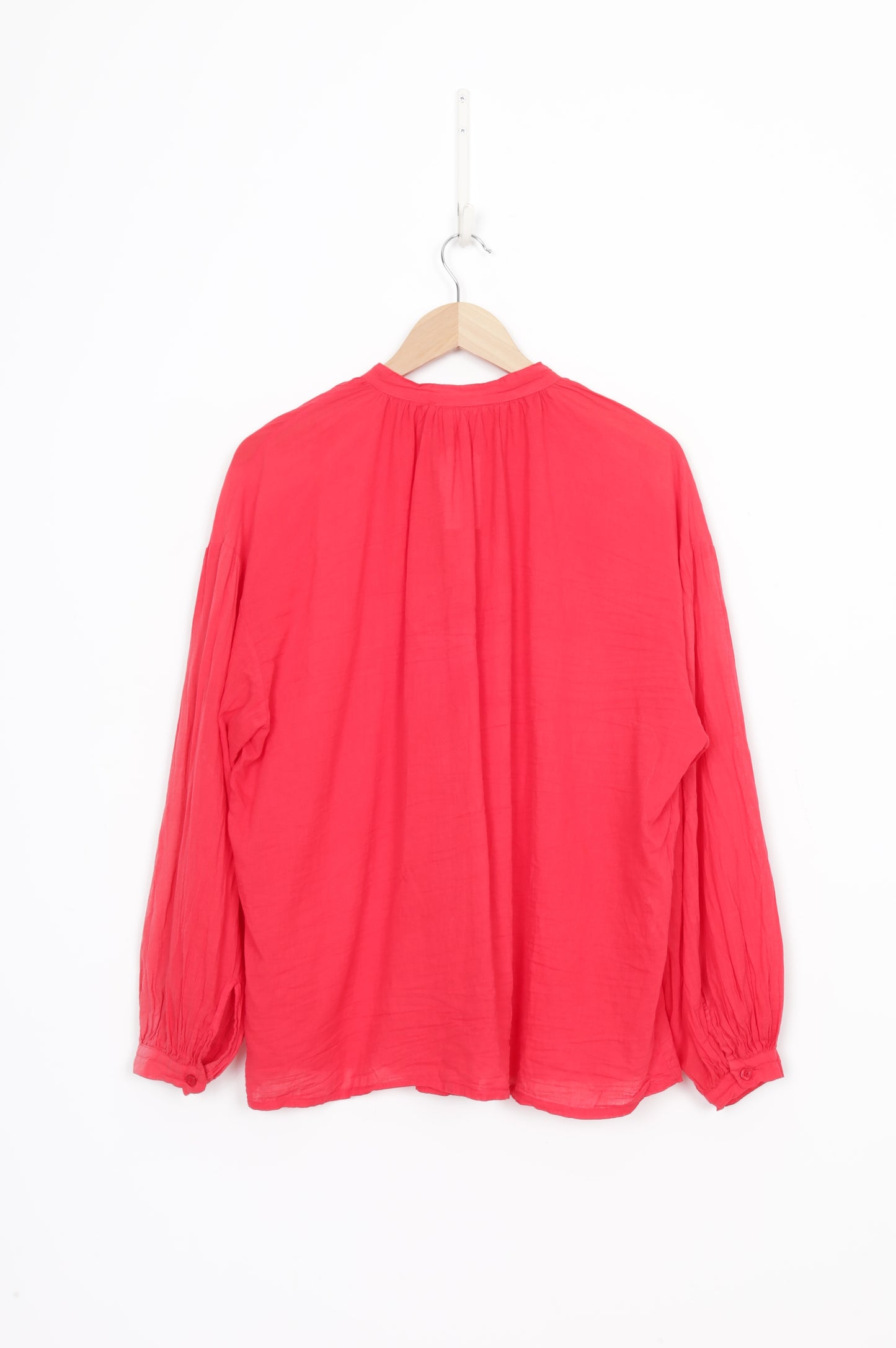 Merci Paris Womens Red Blouse Size M