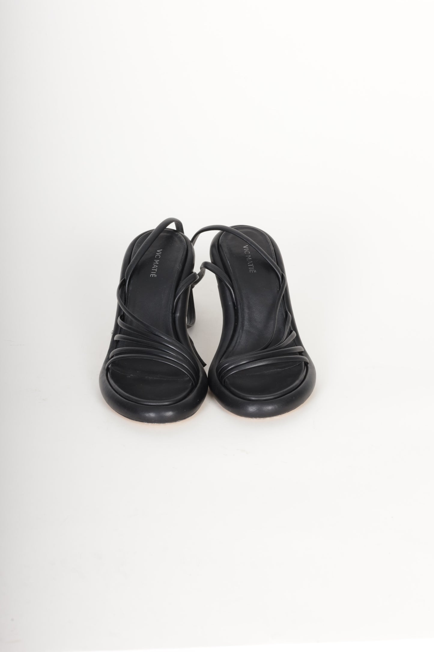 Vic Matie Womens Black Heels Size 39