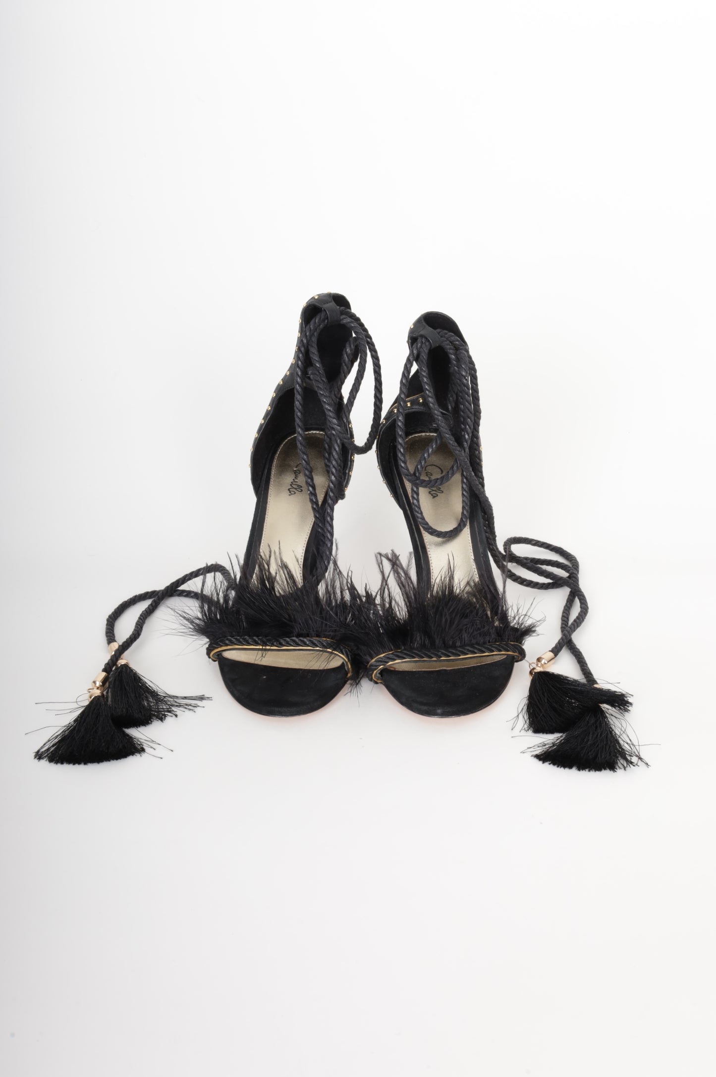 Camilla Womens Black Heels Size EU 39