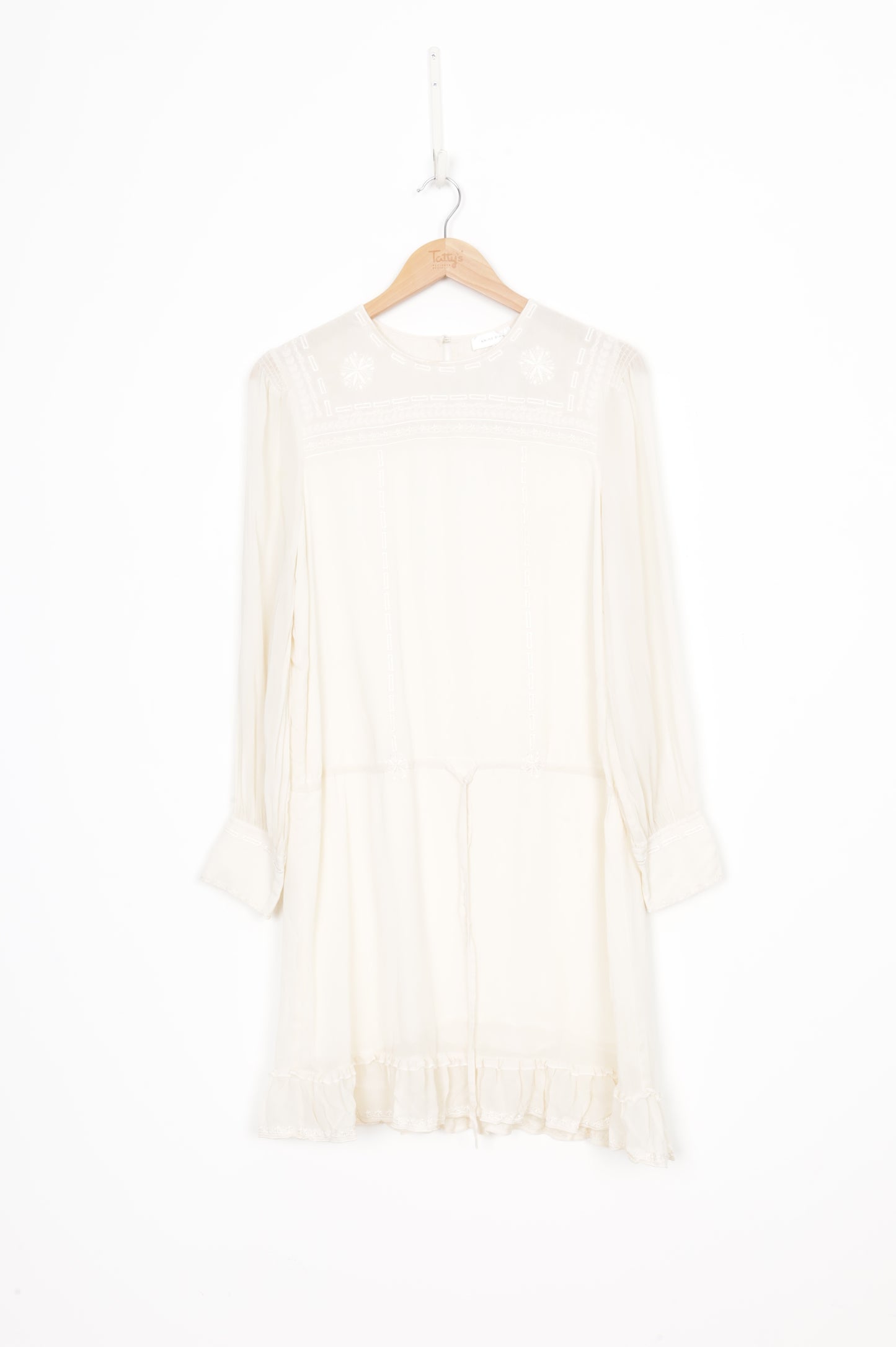 Anine Bing Womens Cream Dress Size 8