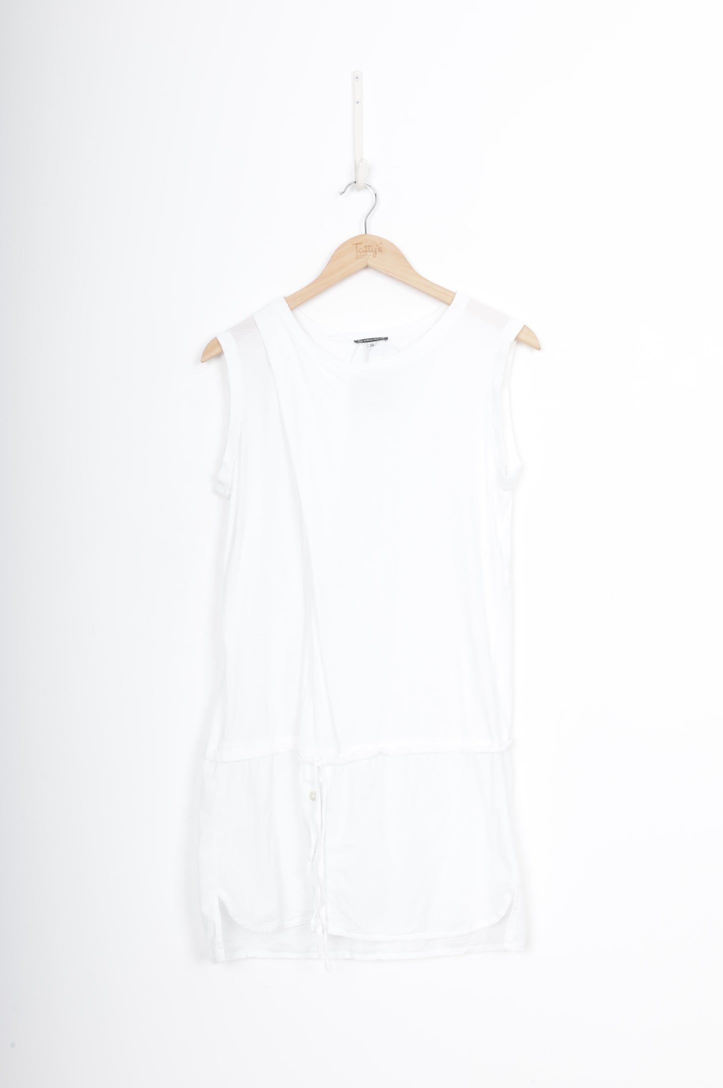 Ann Demeulemeester Womens White Top Size 36