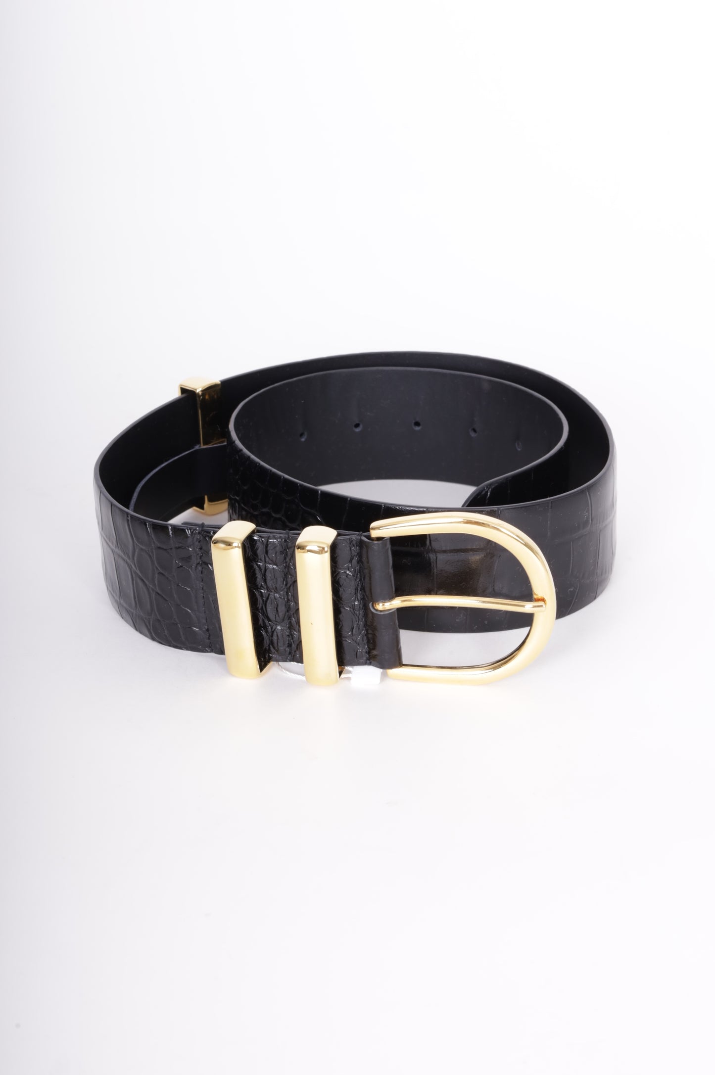 Khaite Womens Black Belt Size S