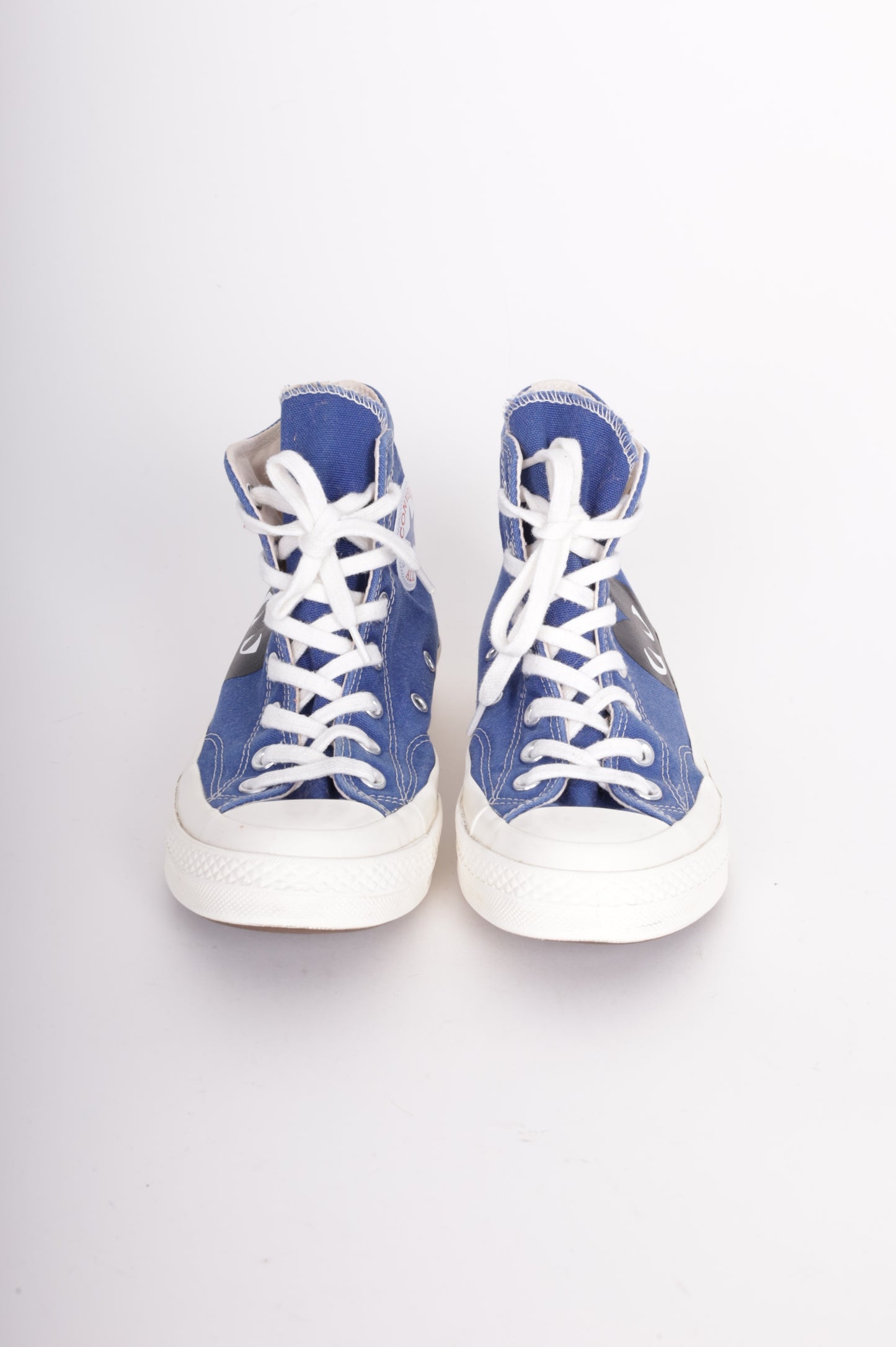 Converse X Comme Des Garcons Womens Blue Sneakers Size 39