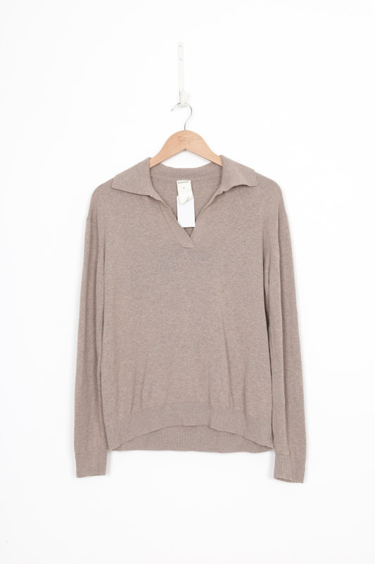 Kowtow Womens Brown Jumper Size XS