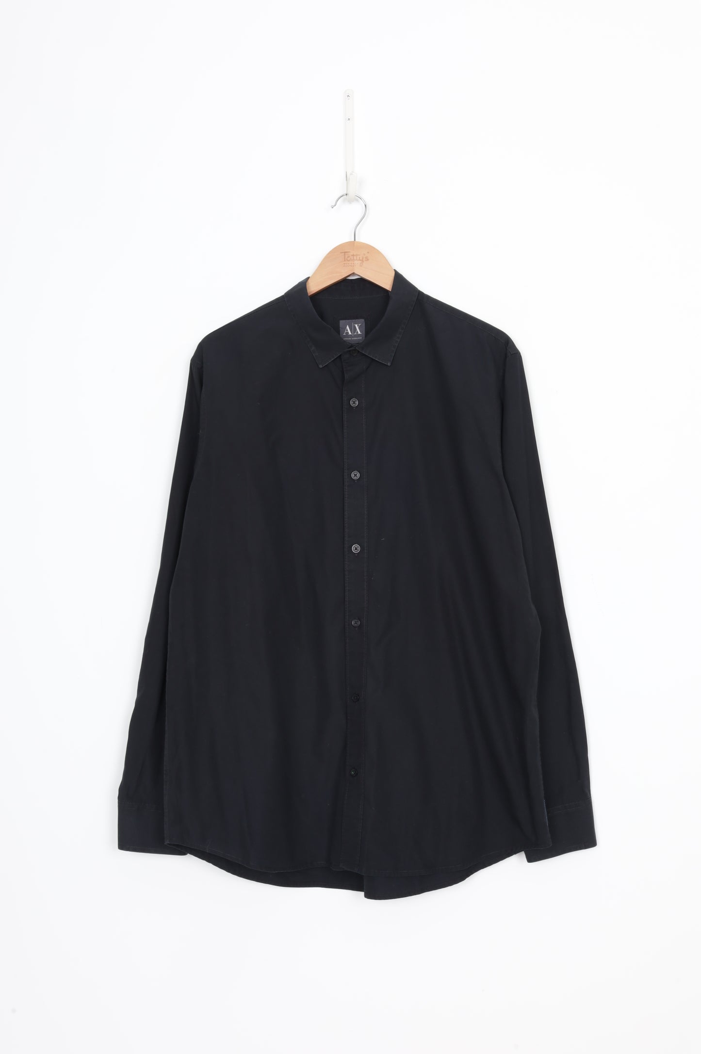 Armani Exchange Mens Black Shirt Size XL