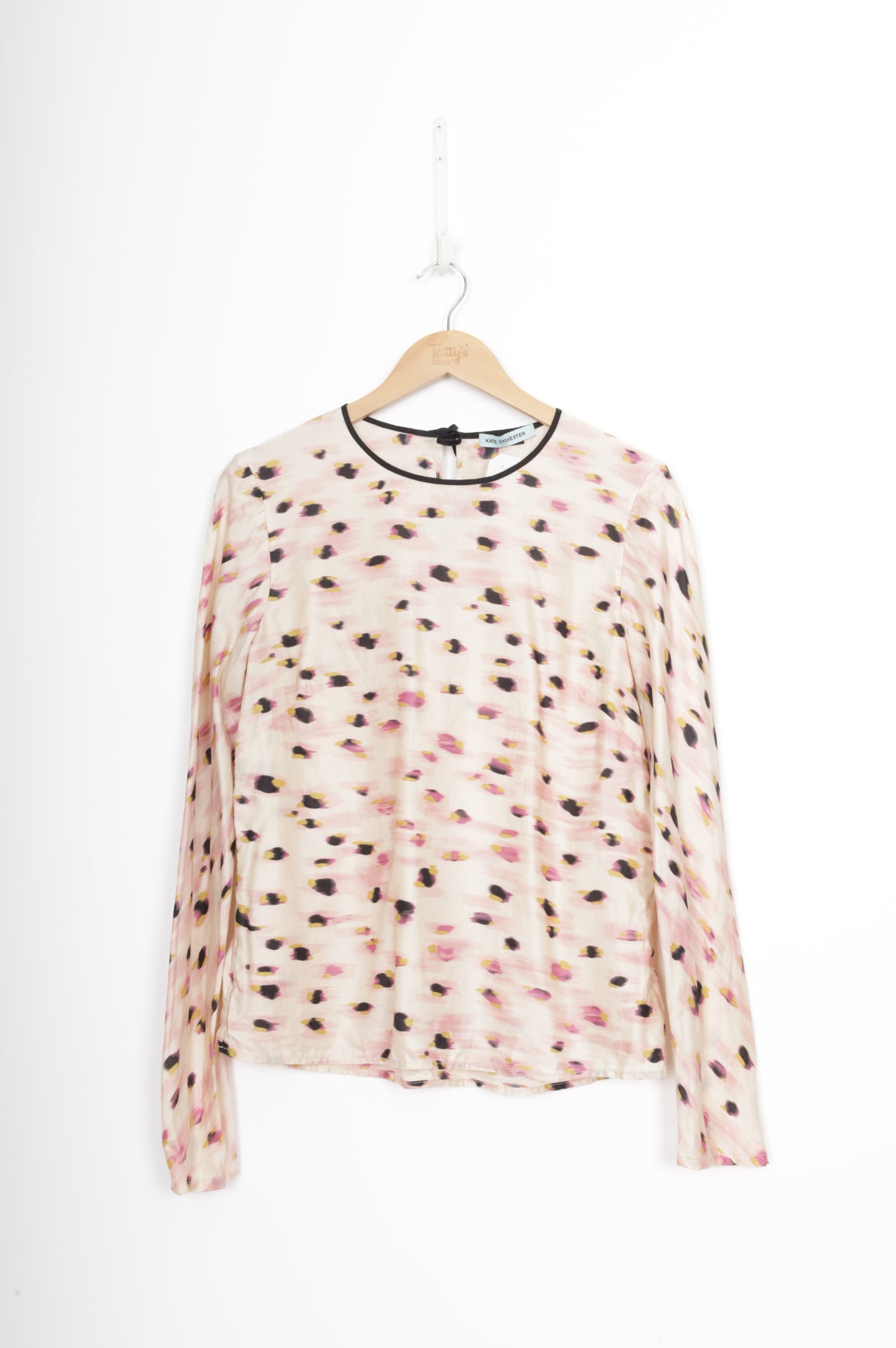 Kate Sylvester Womens Pink Top Size L