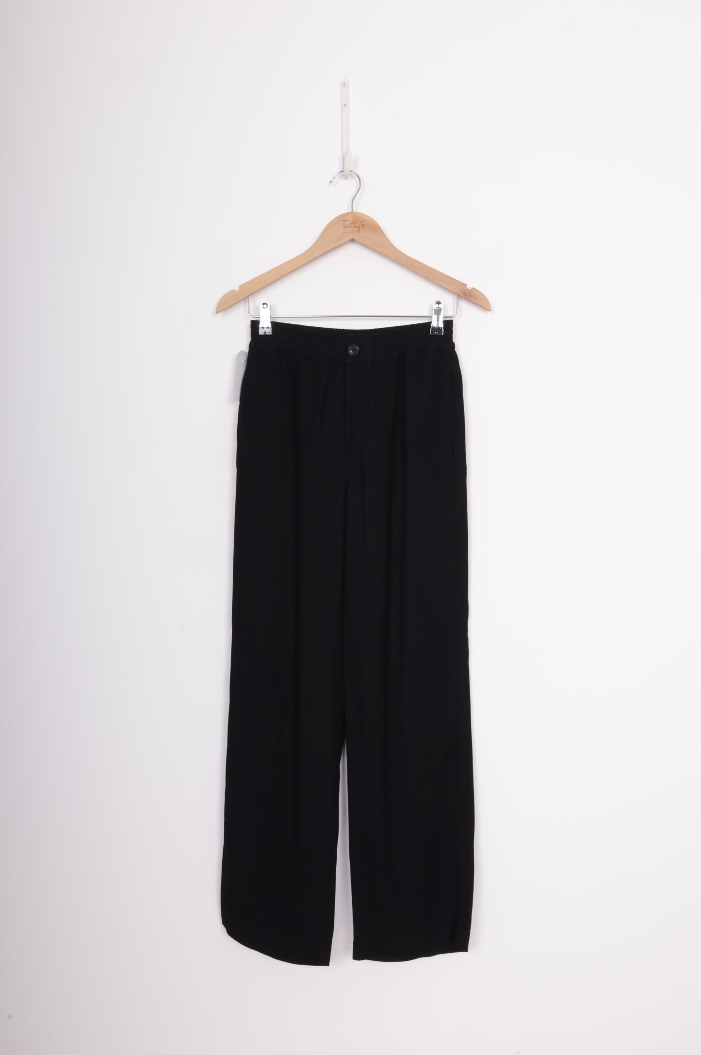 Bassike Womens Black Pants Size 0