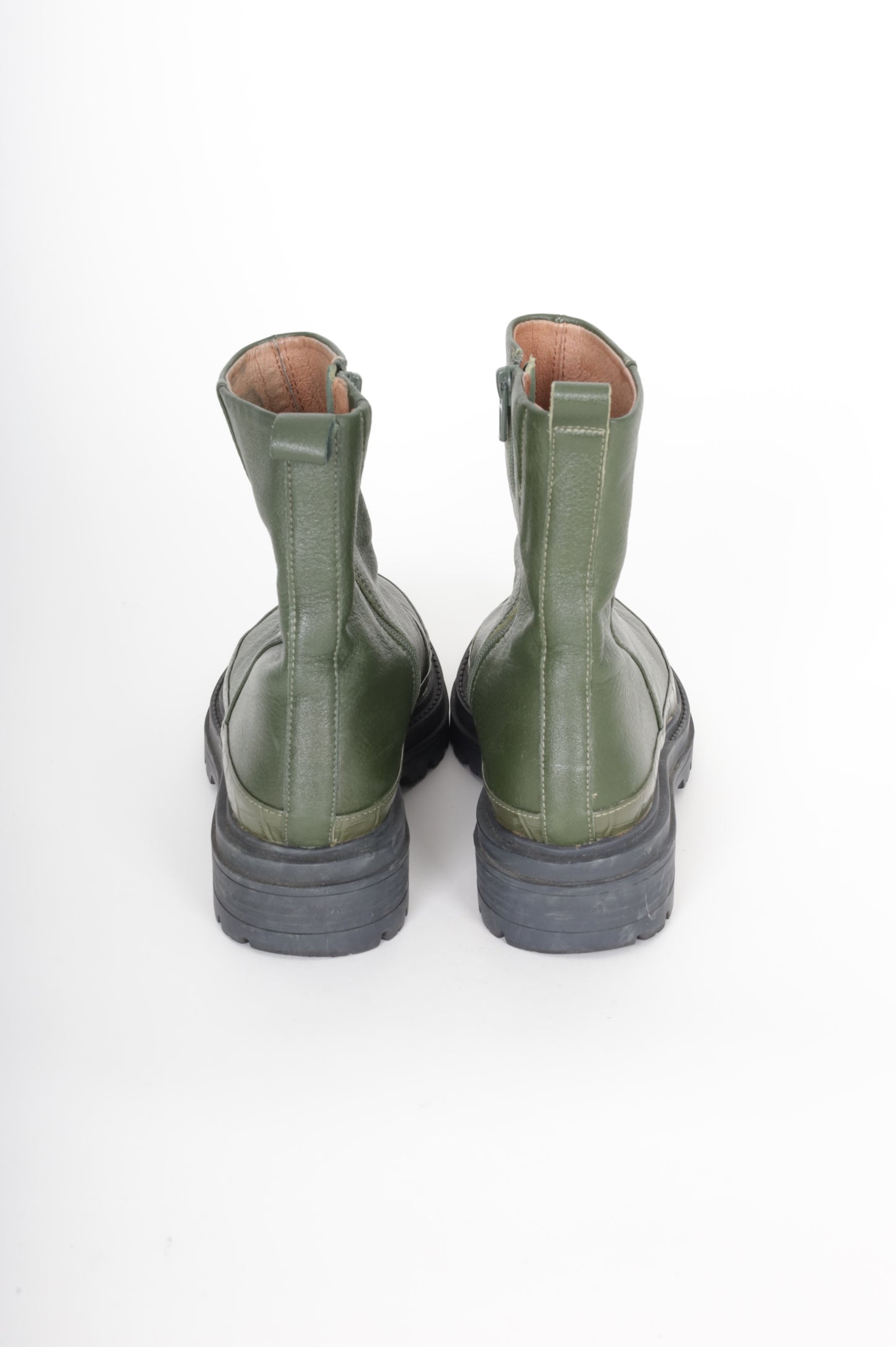 Mi Piaci Womens Green Boots Size EU 37